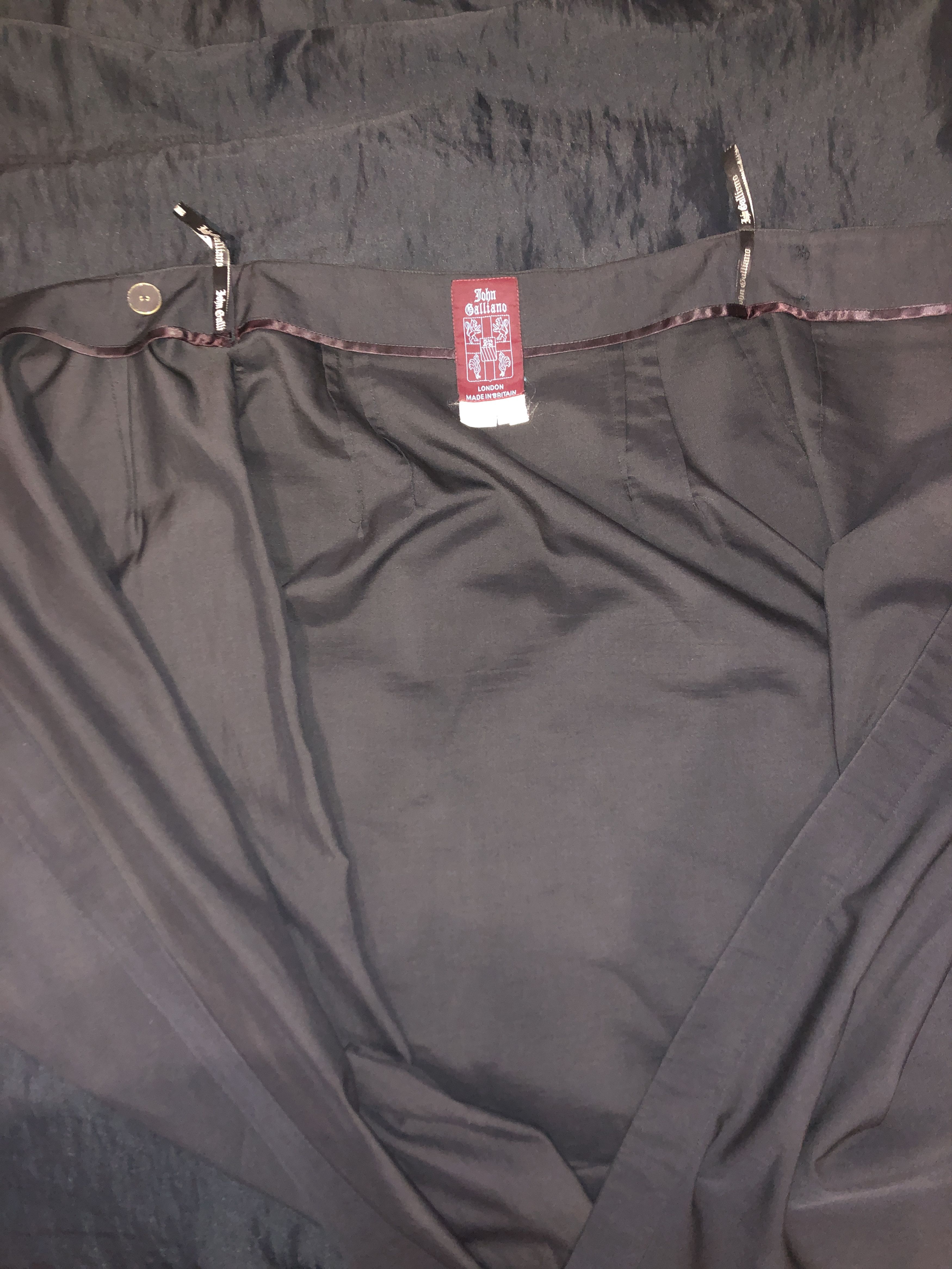 John Galliano 1987 Overlapped Wrap Skirt Size 28" / US 6 / IT 42 - 13 Thumbnail