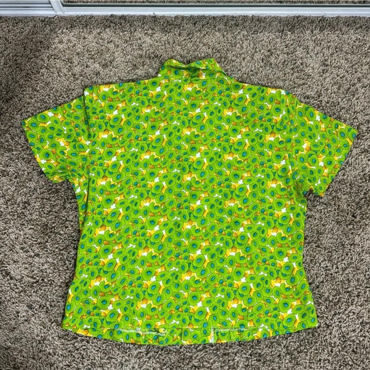 Vintage Vintage Floral Button Down Size S / US 4 / IT 40 - 4 Thumbnail