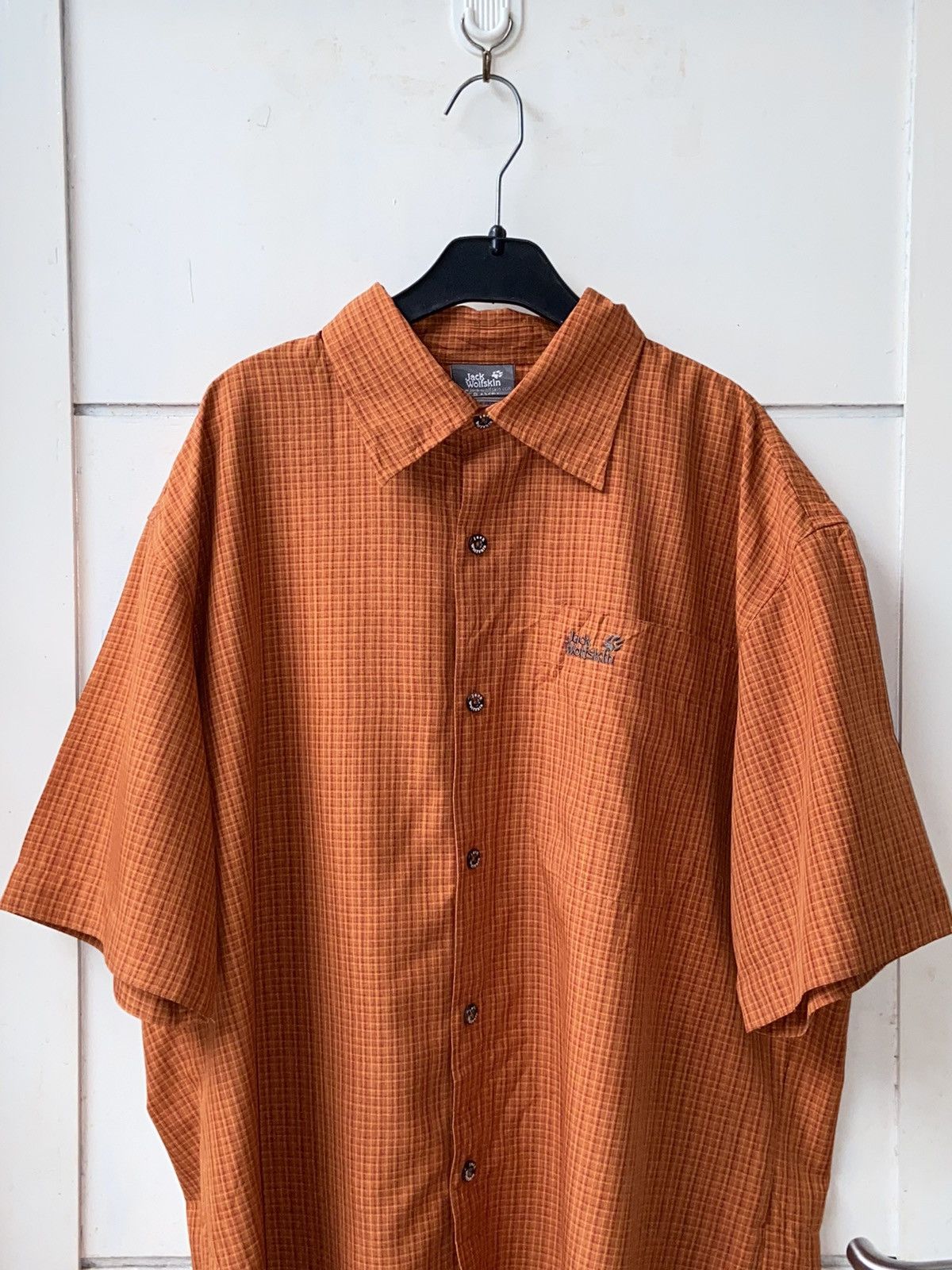 Jack Wolfskin Jack Wolfskin Orange Short Shirt Size US XXL / EU 58 / 5 - 3 Thumbnail