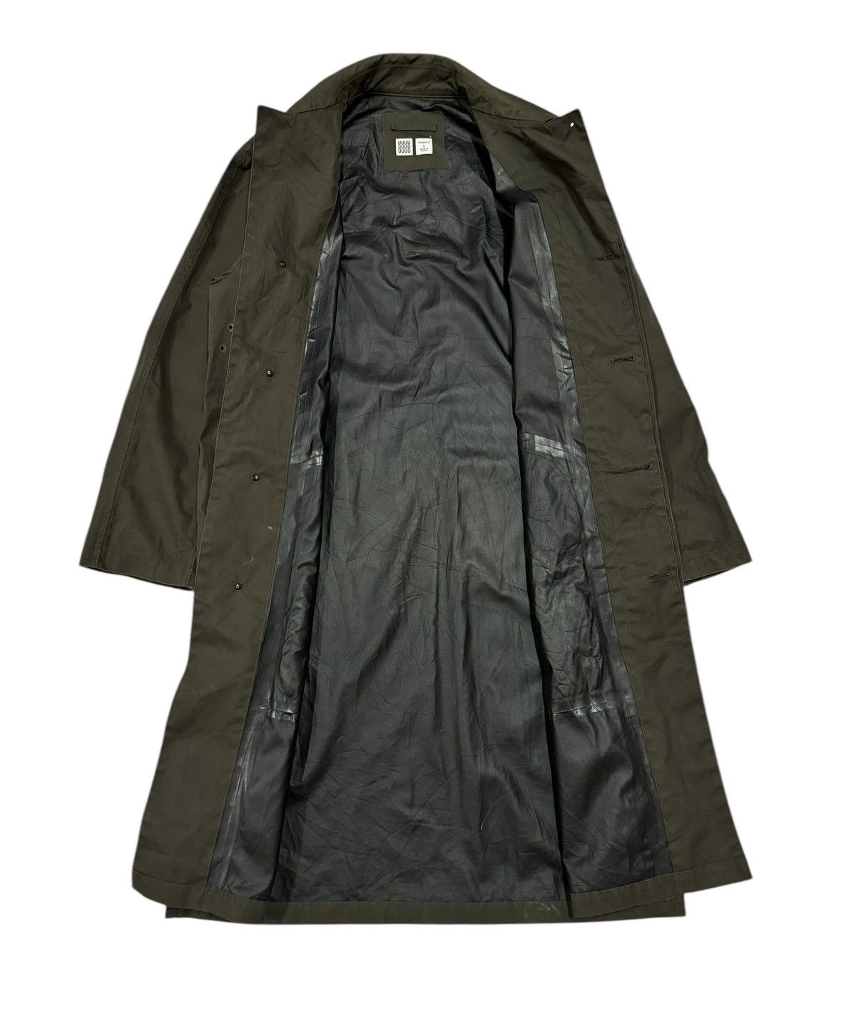 Japanese Brand × Lemaire × Uniqlo Uniqlo Lemaire Wax Cotton Longjacket Raincoat Size US S / EU 44-46 / 1 - 2 Thumbnail