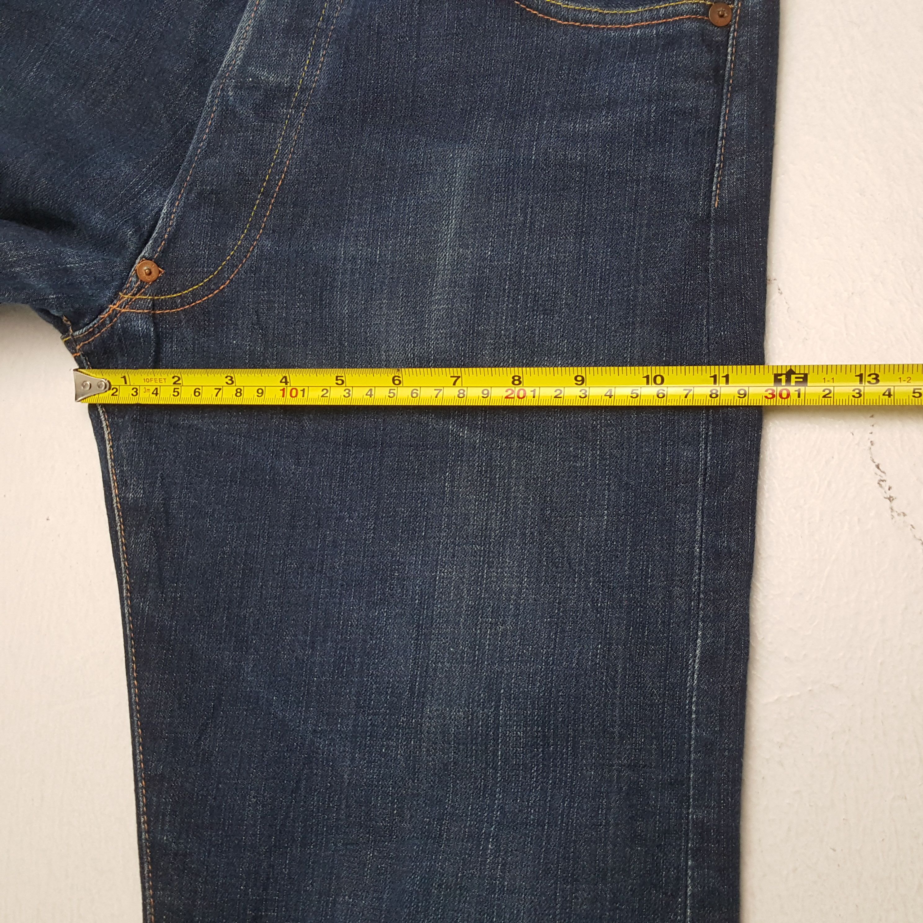 Evisu × Japanese Brand × Vintage Vintage EVISU Japanese Brand Daicock Custom Design Jeans Size US 29 - 9 Thumbnail