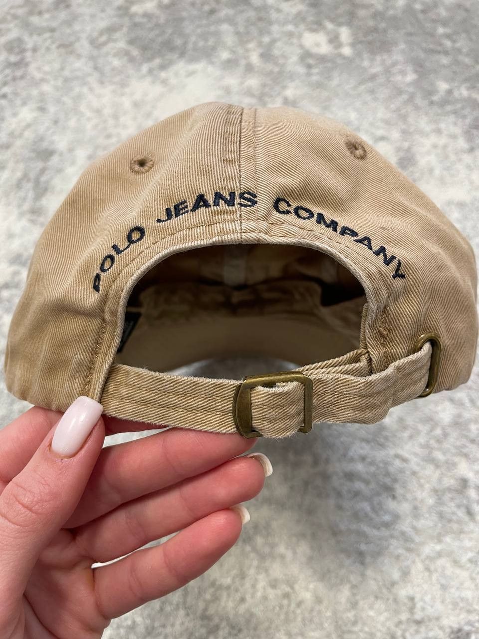 Polo Ralph Lauren Vintage 90s Polo Jeans Co Ralph Lauren Hat Cap Flag Patch Size ONE SIZE - 4 Thumbnail