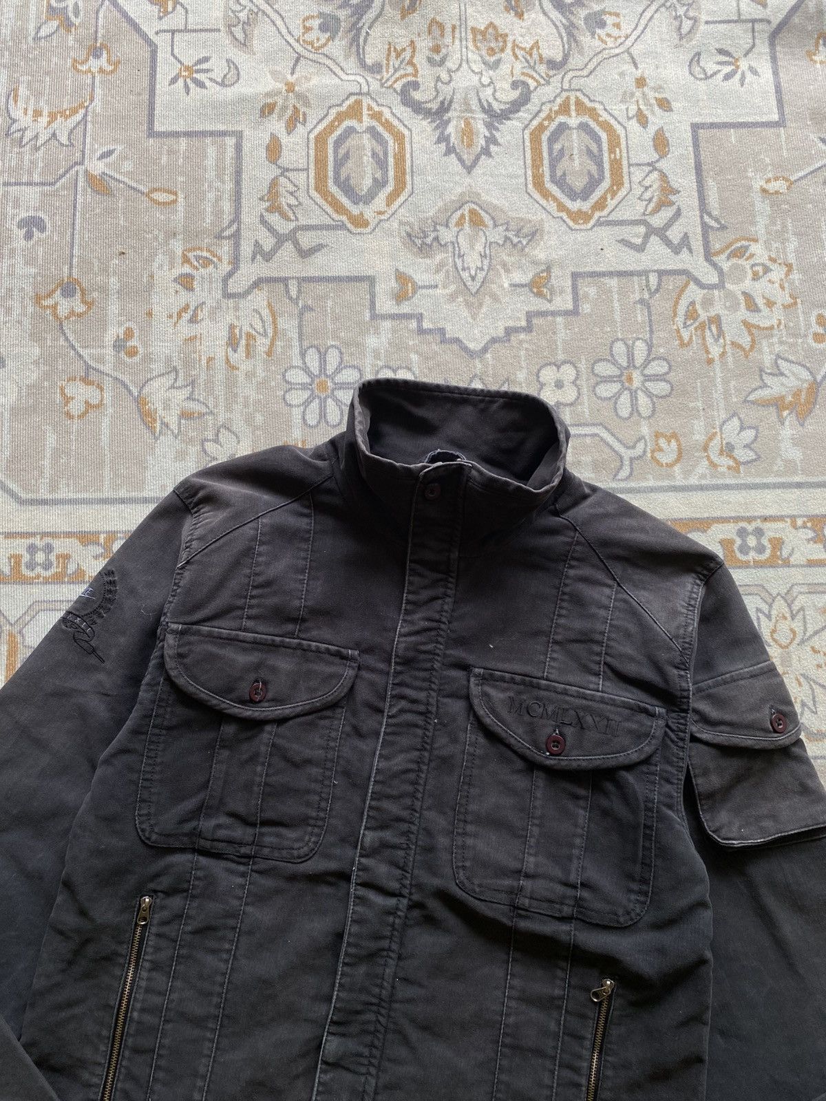 Nike Nike 90's faded black washing Canvas jacket Size US L / EU 52-54 / 3 - 5 Thumbnail
