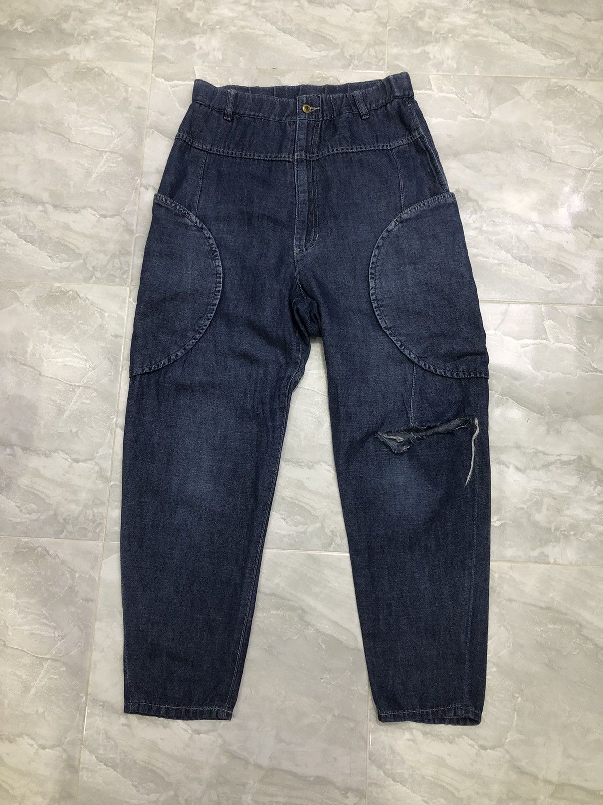mercibeaucoup Mercibeaucoup Balloon Denim Pants + Free Tote Bag Size US 28 / EU 44 - 9 Thumbnail
