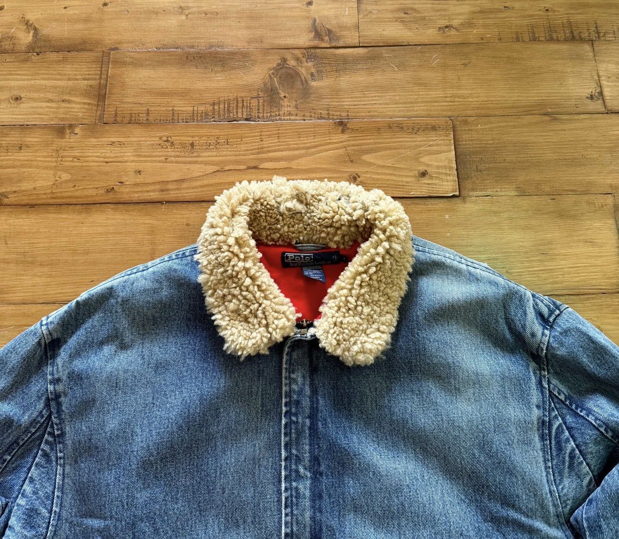 Polo Ralph Lauren 💥CRAZY GRAIL💥 RALPH LAUREN A2 DENIM BOMBER JACKET Size US L / EU 52-54 / 3 - 5 Thumbnail