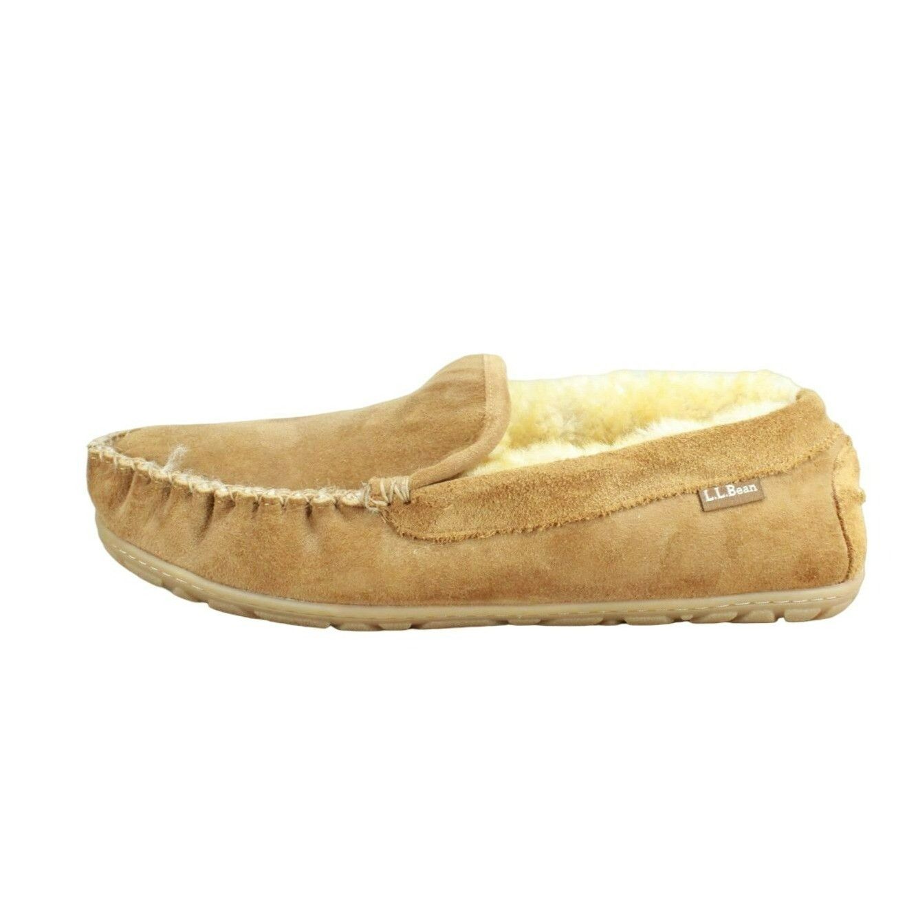 L.L. Bean LL Bean Mens Wicked Good Shearling Lined Venetian Slippers ...