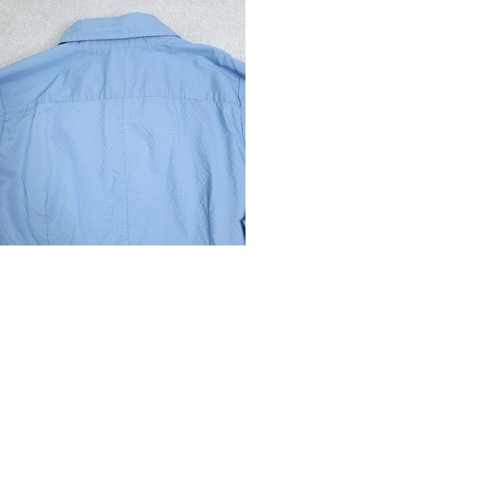 Vintage VINTAGE Fashion Bug Button Up Shirt Women's 1X Blue Pleated Long Sleeve Blouse Size XL / US 12-14 / IT 48-50 - 9 Thumbnail
