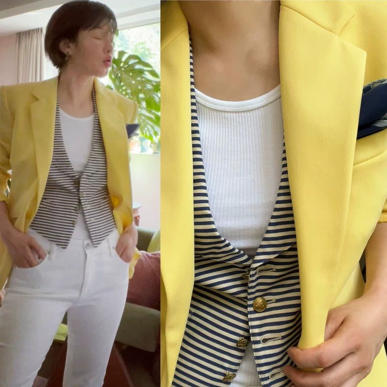 Ralph Lauren Purple Label Yellow Blazer - dmc