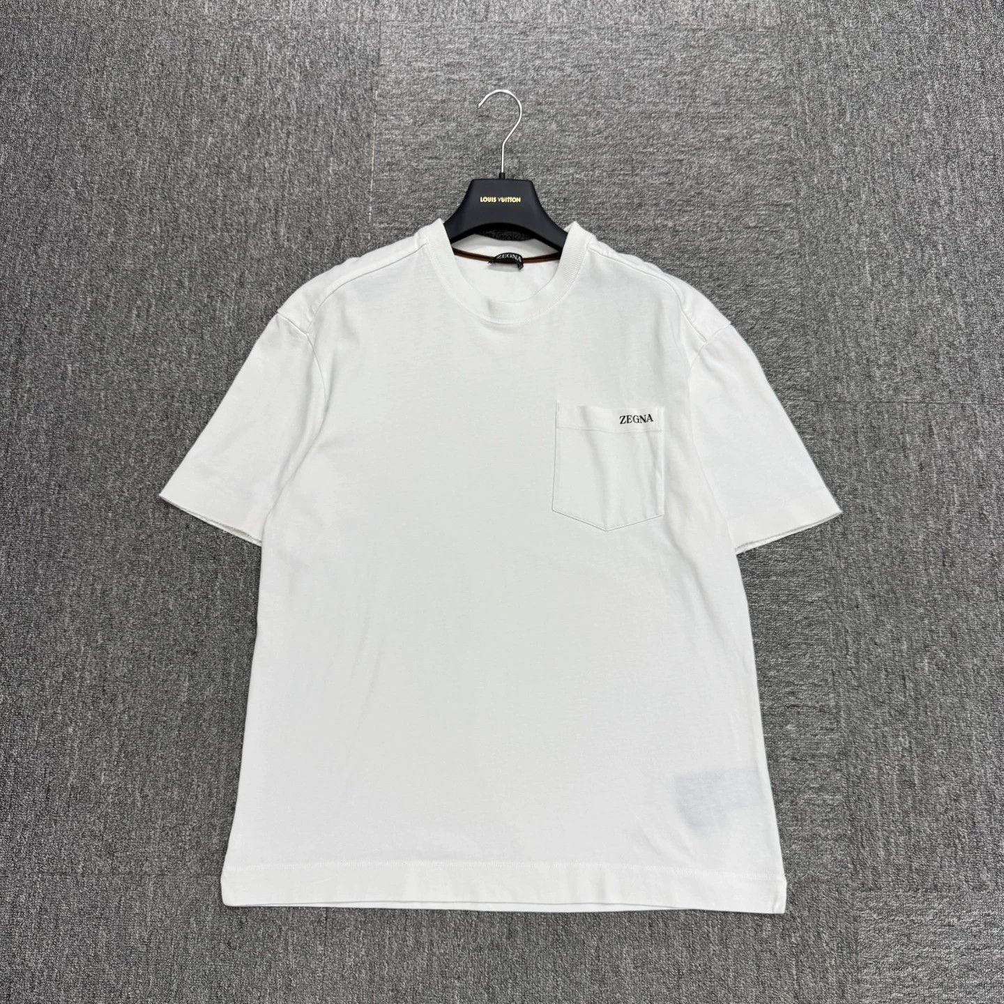 Ermenegildo Zegna Zegna 98 New Short Sleeve Pocket Tee 48 Size US M / EU 48-50 / 2 - 1 Thumbnail