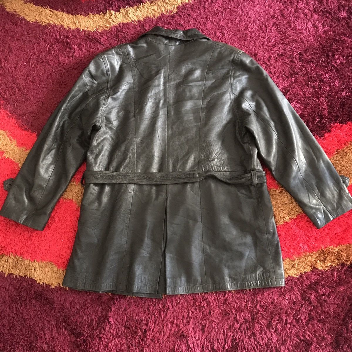 Genuine Leather × Vintage Vintage paco rabanne leather jacket Size US M / EU 48-50 / 2 - 7 Thumbnail