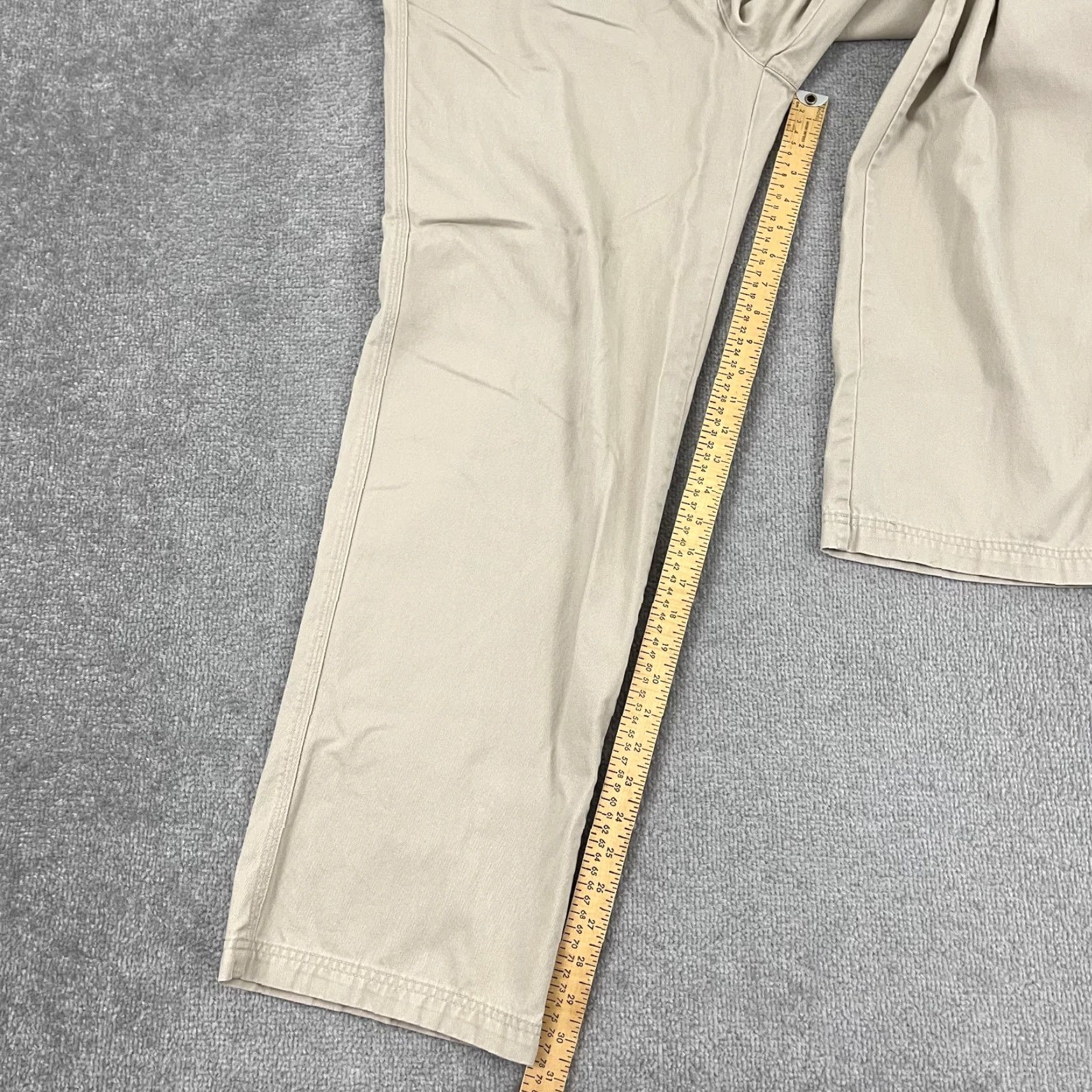 Vintage VINTAGE SCOTTeVEST Technical Khaki Pants Mens 36 x 32 Brown Hiking Outdoor Travel Office Size 36R - 4 Thumbnail