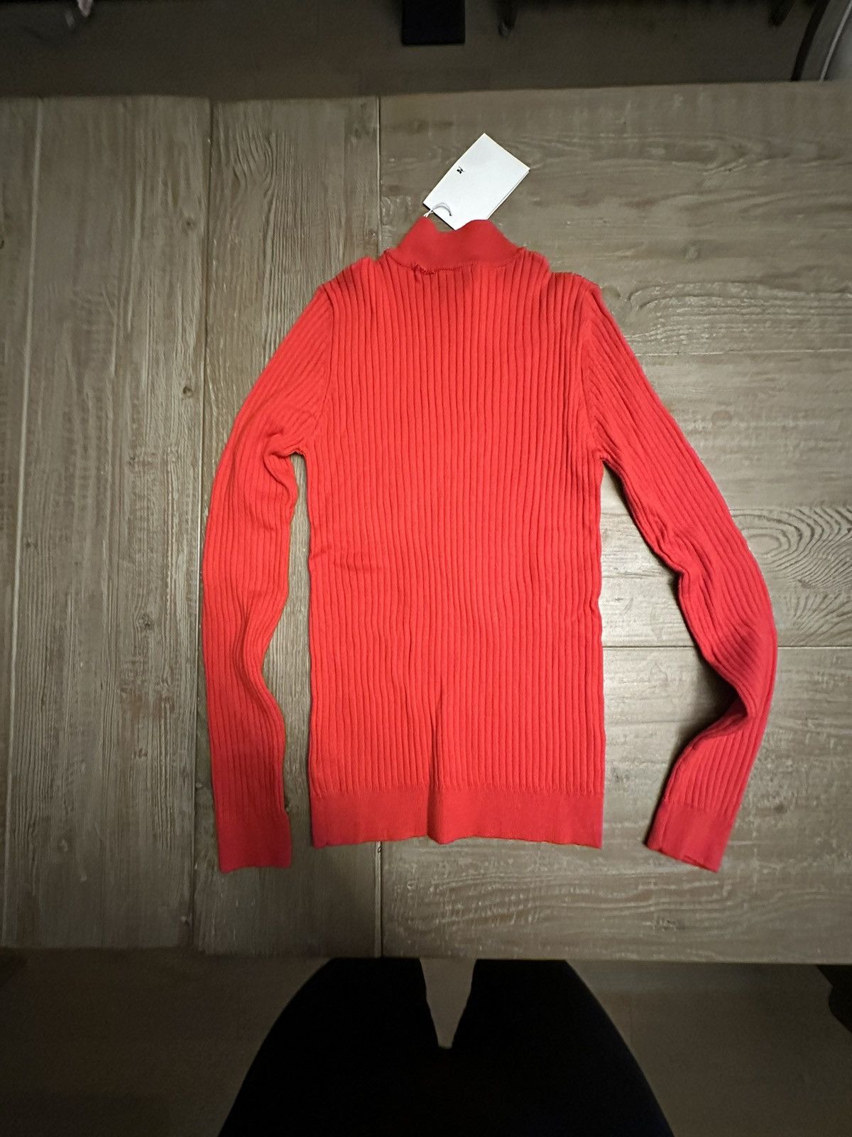Courreges Courreges NWT Red Ribbed Turtleneck - Size 2 Size XS / US 0-2 / IT 36-38 - 4 Thumbnail
