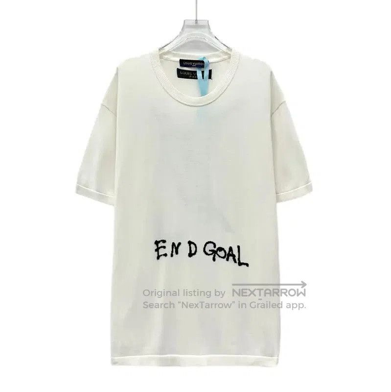 Louis Vuitton Louis Vuitton Men's Cotton T-Shirt in Off-White . Size US XL / EU 56 / 4 - 1 Thumbnail