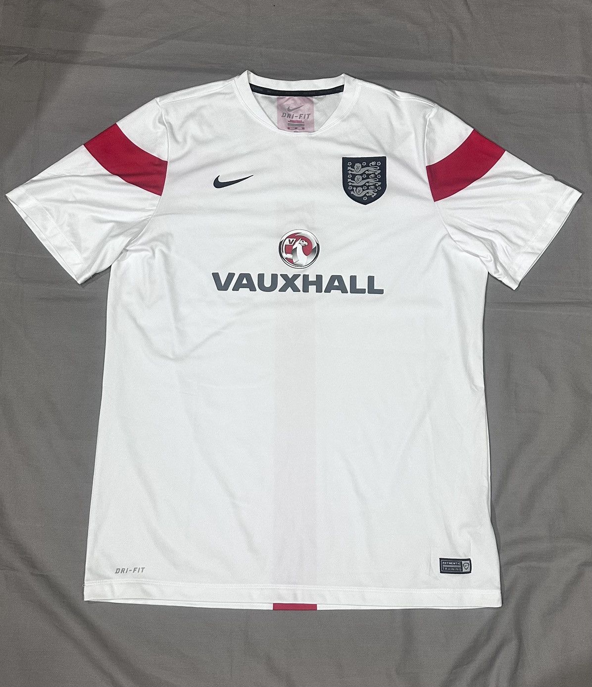 Nike Nike England 14 /15 Training Football Shirt Soccer Jersey Size US XL / EU 56 / 4 - 1 Thumbnail