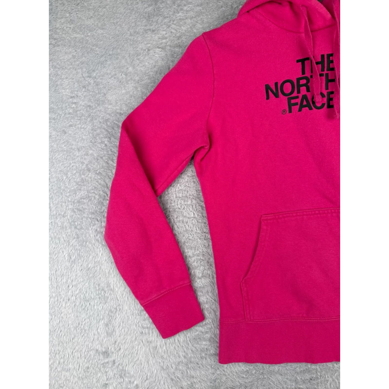 The North Face The North Face Hoodie Womens Small Pink Pullover Logo Cotton Blend Hike Vintage: No Size S / US 4 / IT 40 - 3 Thumbnail