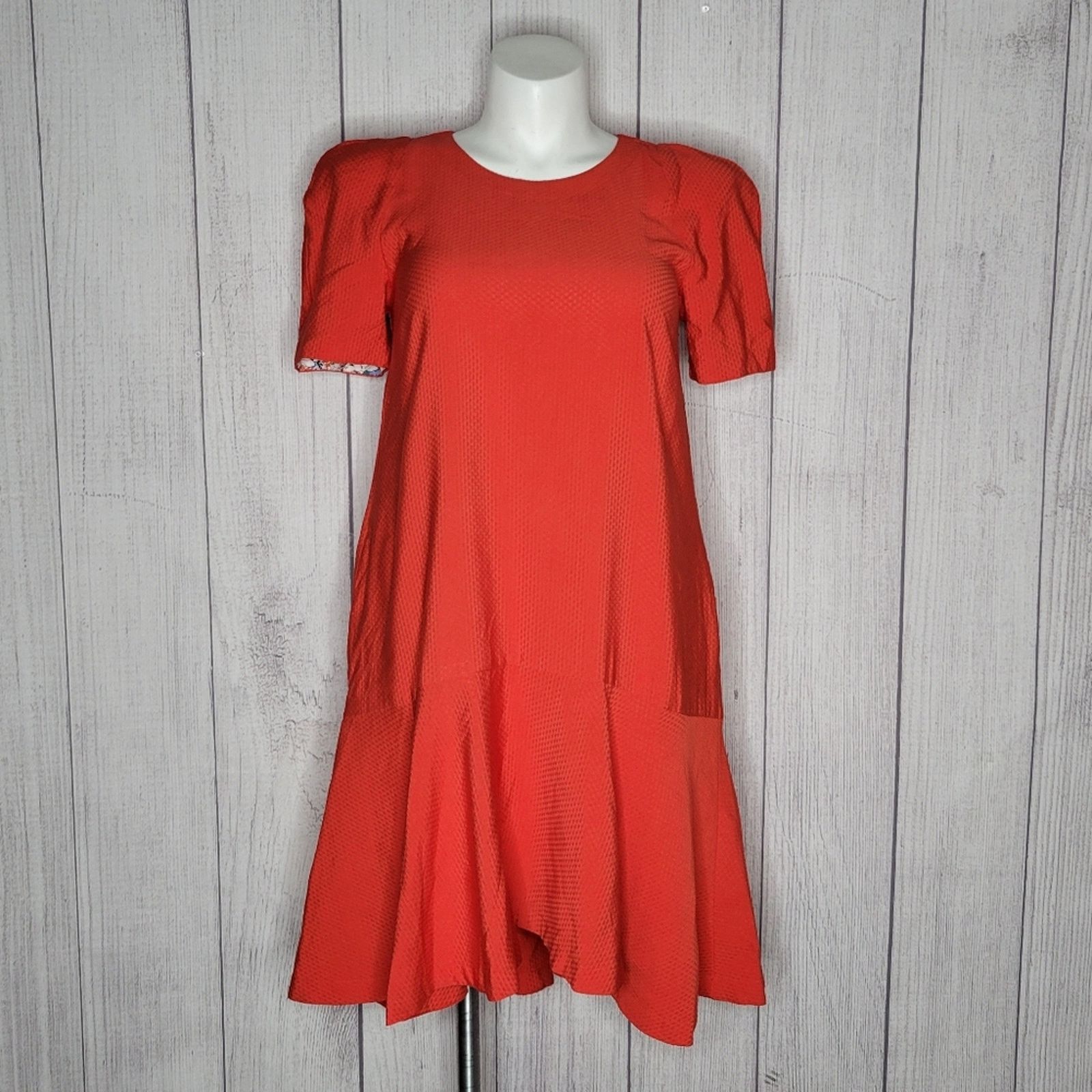 Anthropologie Anthropologie Maeve Rousseau Flounced High-Low Dress, US 10 Size L / US 10 / IT 46 - 1 Thumbnail