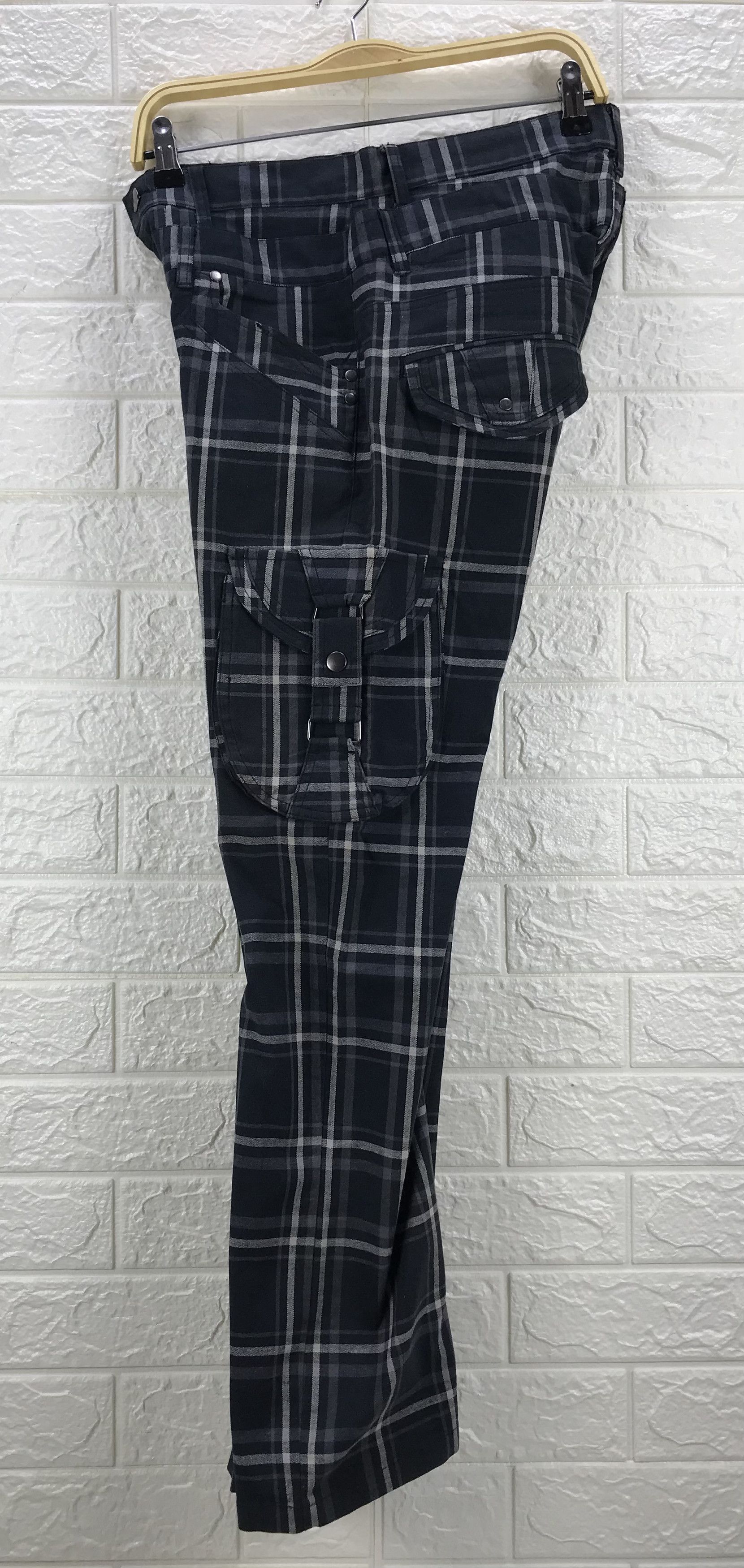 Japanese Brand Vintage Punk Explosion DoubleWaist Seditionaries Cargo Pants Size US 30 / EU 46 - 11 Thumbnail