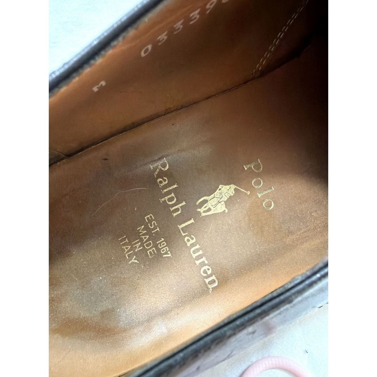 Polo Ralph Lauren Polo Ralph Lauren Cap-Toe Brogue Shoes Oxford Leather Brown Men's Dress Shoes Cap-Toe Brogue Italy Made in Italy Leather Upper Lined Logo D Ocean? Size US M / EU 48-50 / 2 - 7 Thumbnail