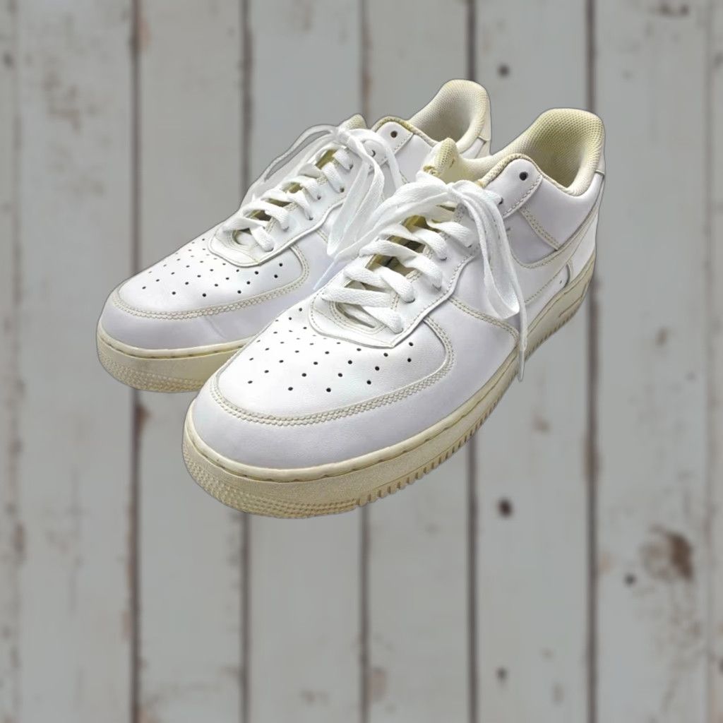 Nike Nike Air Force 1 Low “07” Men Size 13 Triple White Leather 315122-111 Nike Air Force 1 Shoes Classic White Streetwear 2010s Mens Size ONE SIZE - 1 Thumbnail
