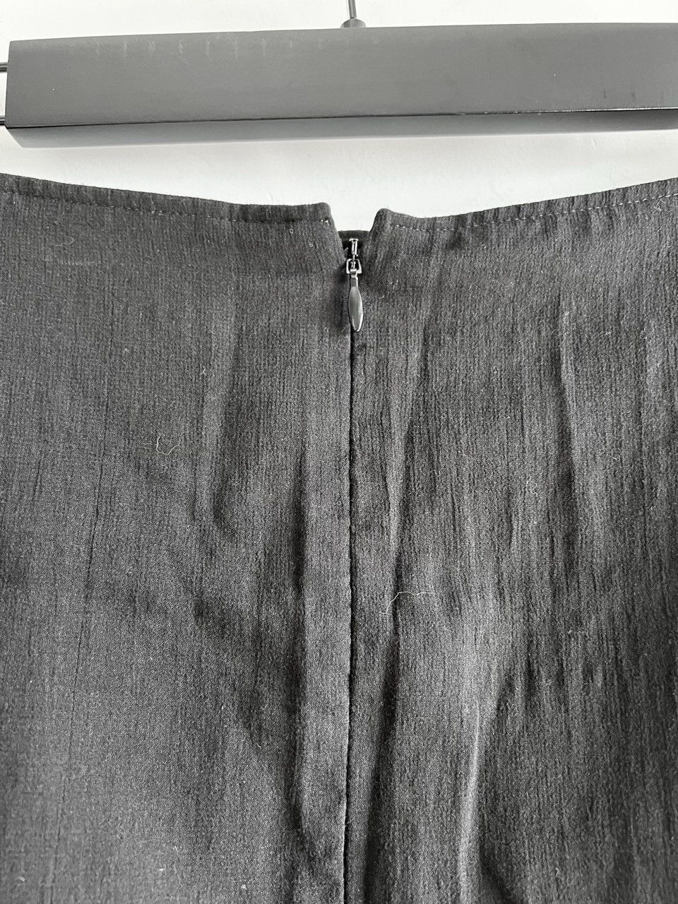 Yohji Yamamoto Yohji Yamamoto Femme - Front Draped Panel Mini Skirt Size 27" / US 4 / IT 40 - 5 Thumbnail