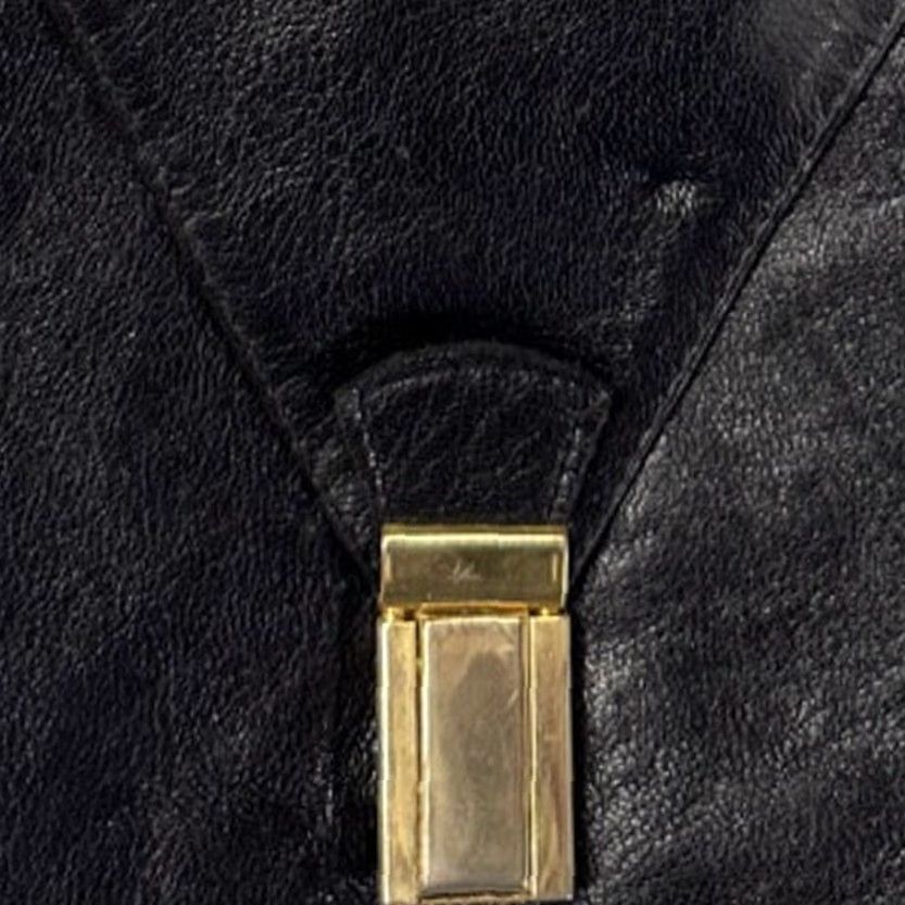 Vintage VINTAGE Leather Crossbody Pouch Bag Black Size ONE SIZE - 2 Thumbnail