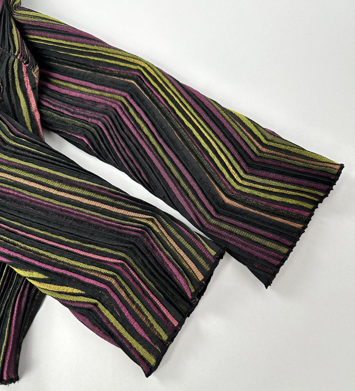 Issey Miyake Issey Miyake 3D Stretch Pleated Multi-Color Blazer Size XS / US 0-2 / IT 36-38 - 12 Thumbnail