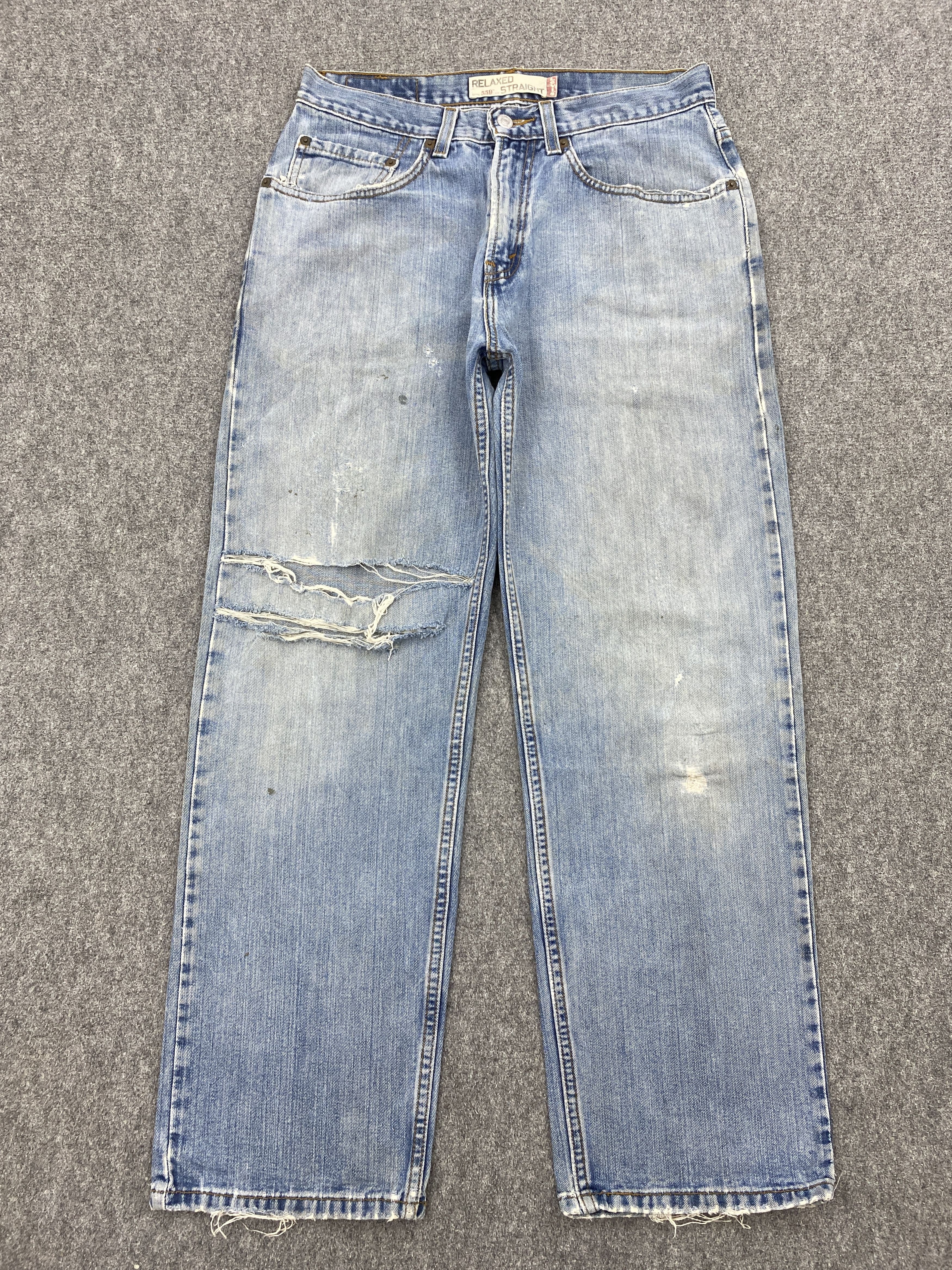 Levi's × Vintage Distressed Vintage Levis 550 Relaxed Fit Jeans Size US 28 / EU 44 - 1 Thumbnail