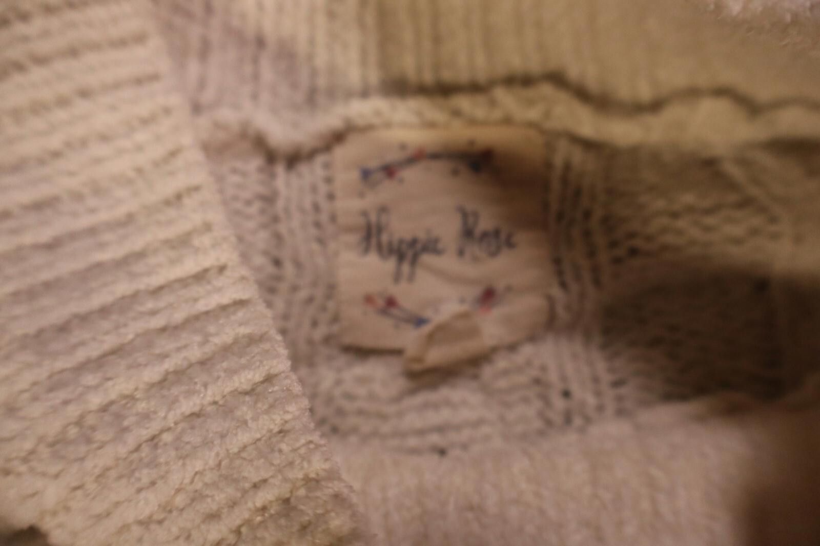 Other Hippie Rose Juniors Small Knit Cardigan Sweater White Size ONE SIZE - 4 Thumbnail