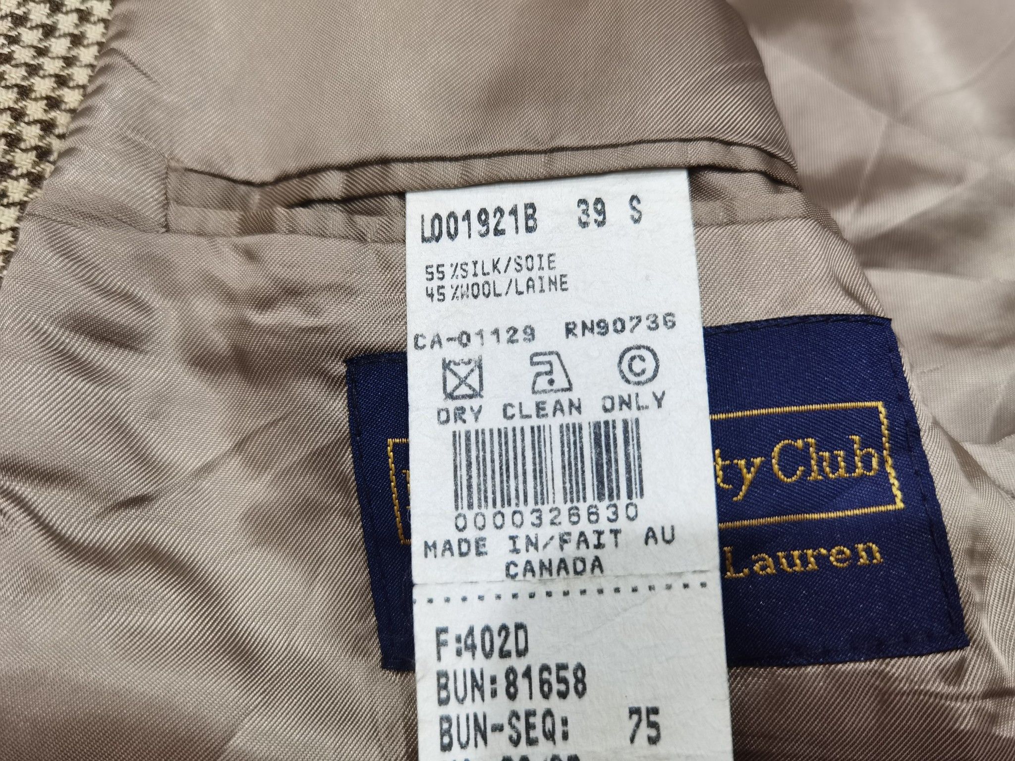 Polo Ralph Lauren Polo University Club by Ralph Lauren S 5140 Size 34S - 7 Thumbnail