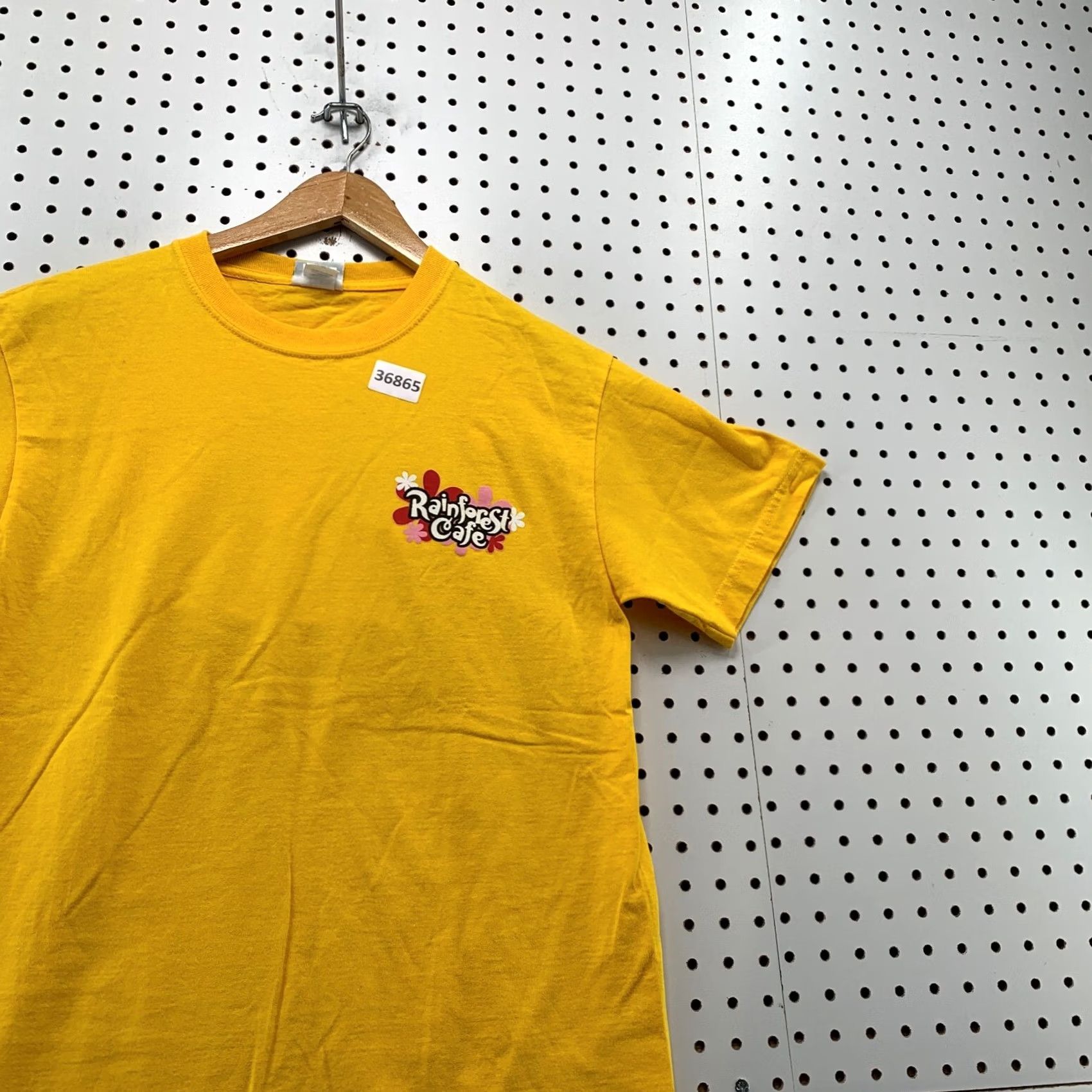 Vintage VINTAGE Rainforest Cafe Shirt Mens M Yellow Gecko Frog Floral 90s Graphic Size US M / EU 48-50 / 2 - 6 Thumbnail