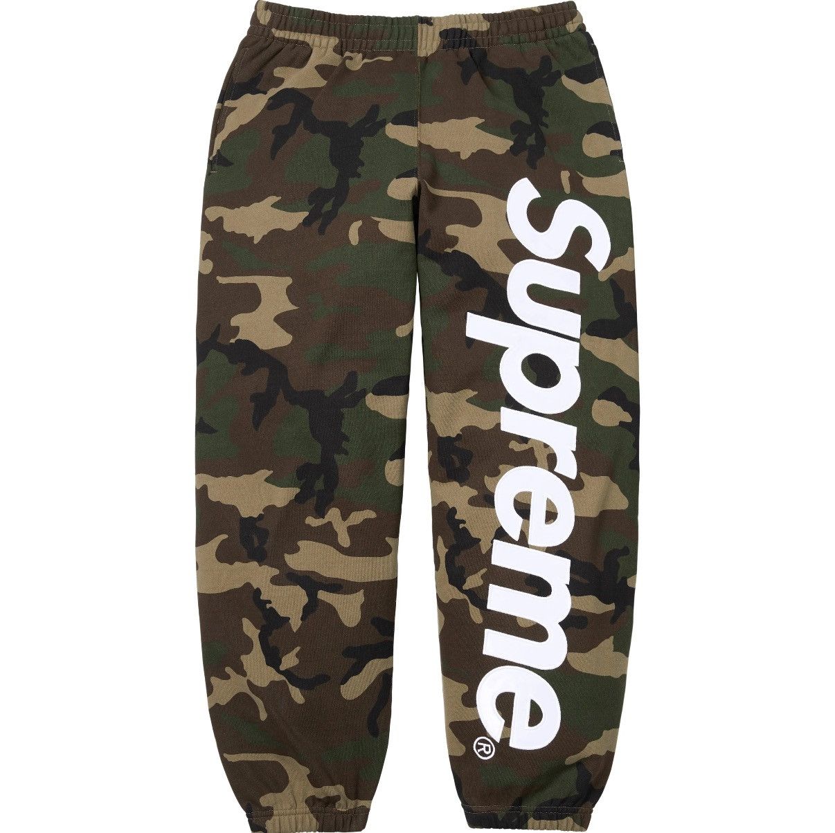 Supreme Supreme Cargo Camo Pants Blue size large 34 | Grailed