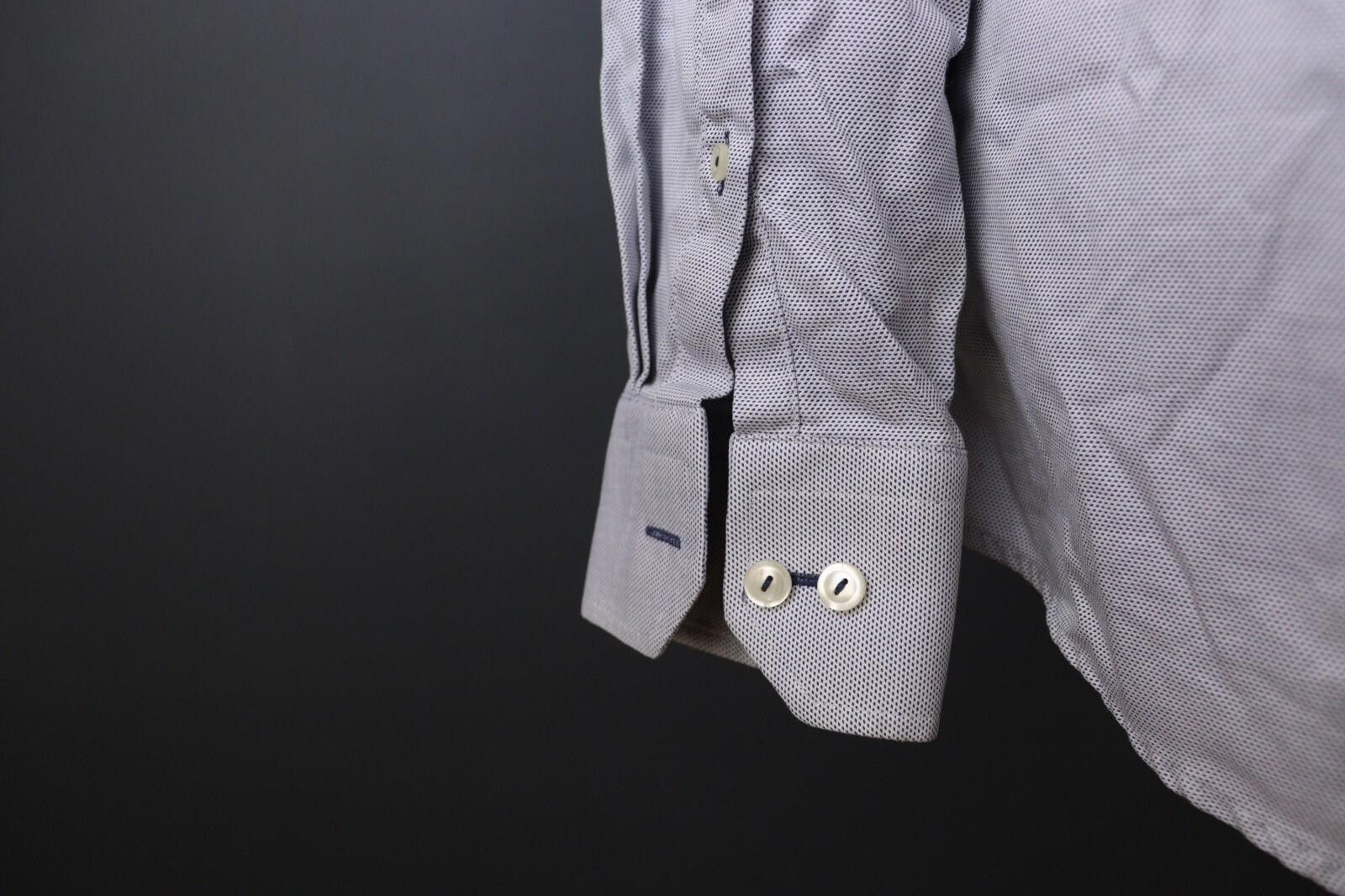 Eton Eton Blue Contemporary Blue Button Down Shirt Size 41 / 16 Size US M / EU 48-50 / 2 - 9 Thumbnail