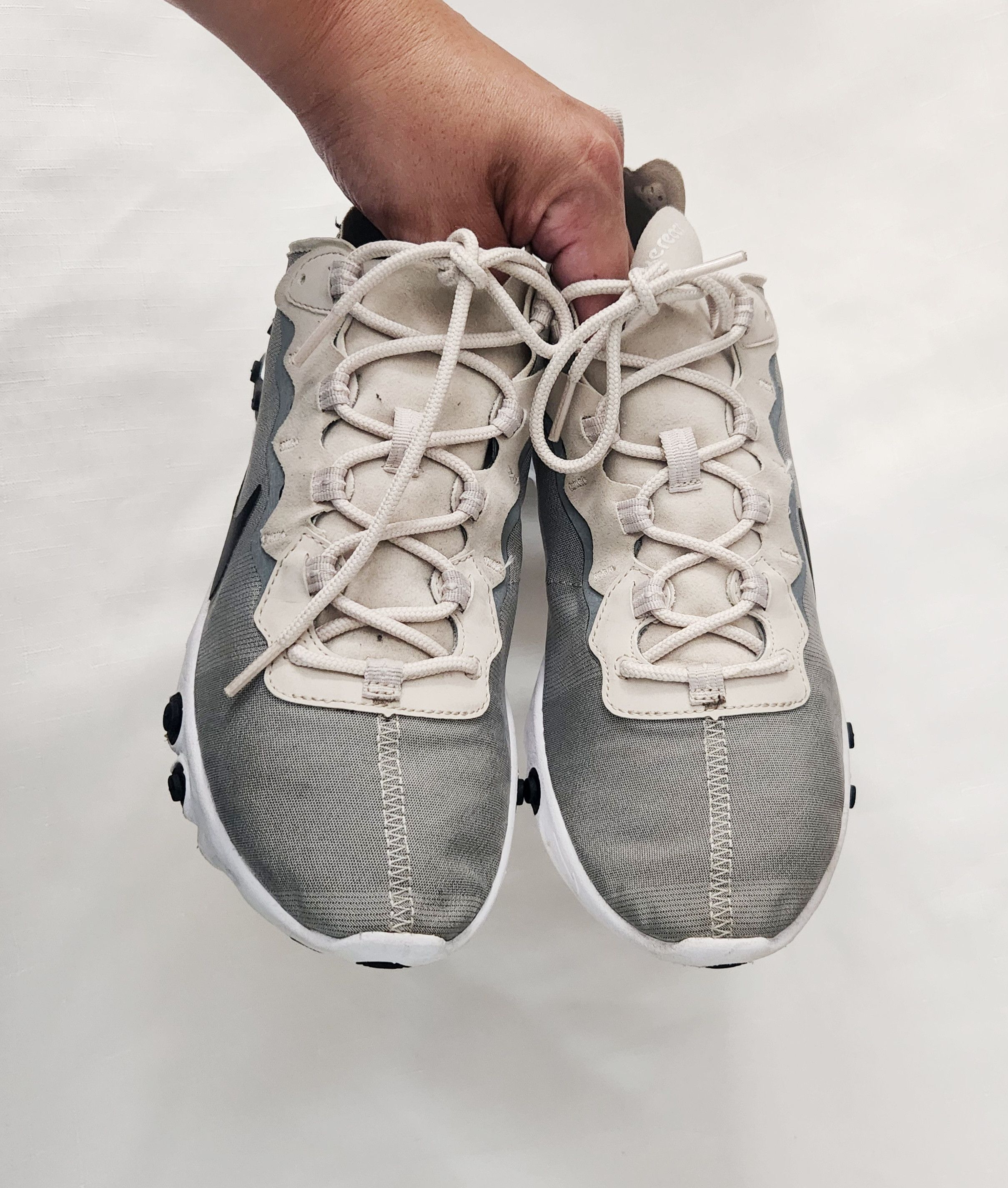 Nike Nike React Low Black Gray Tan Running BQ6166-100 ‘18 Size 11 Size US 11 / EU 44 - 8 Thumbnail