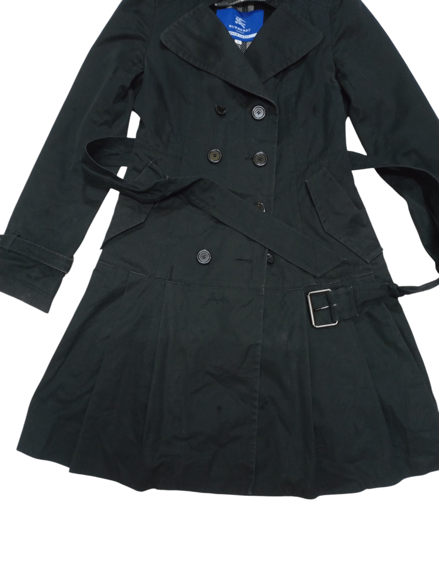 Burberry Rare Vintage Burberry Blue Label Nova Check Trench Coat Size S / US 4 / IT 40 - 5 Thumbnail