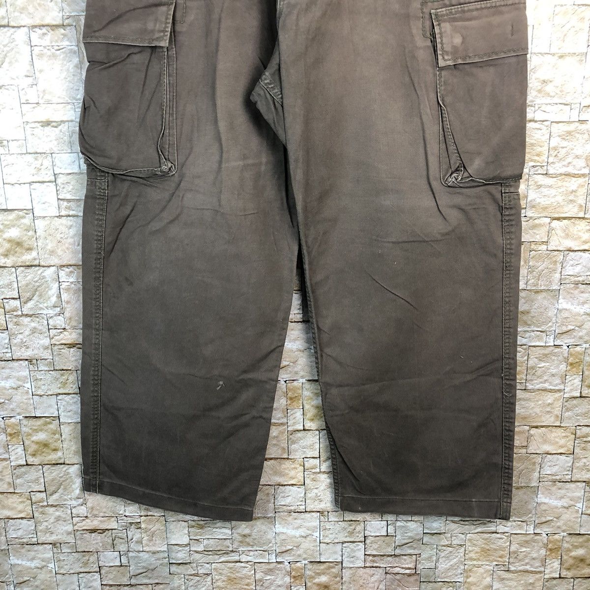 Japanese Brand Even River Brown Cargo Multipocket Pants #A629 Size US 37 - 6 Thumbnail