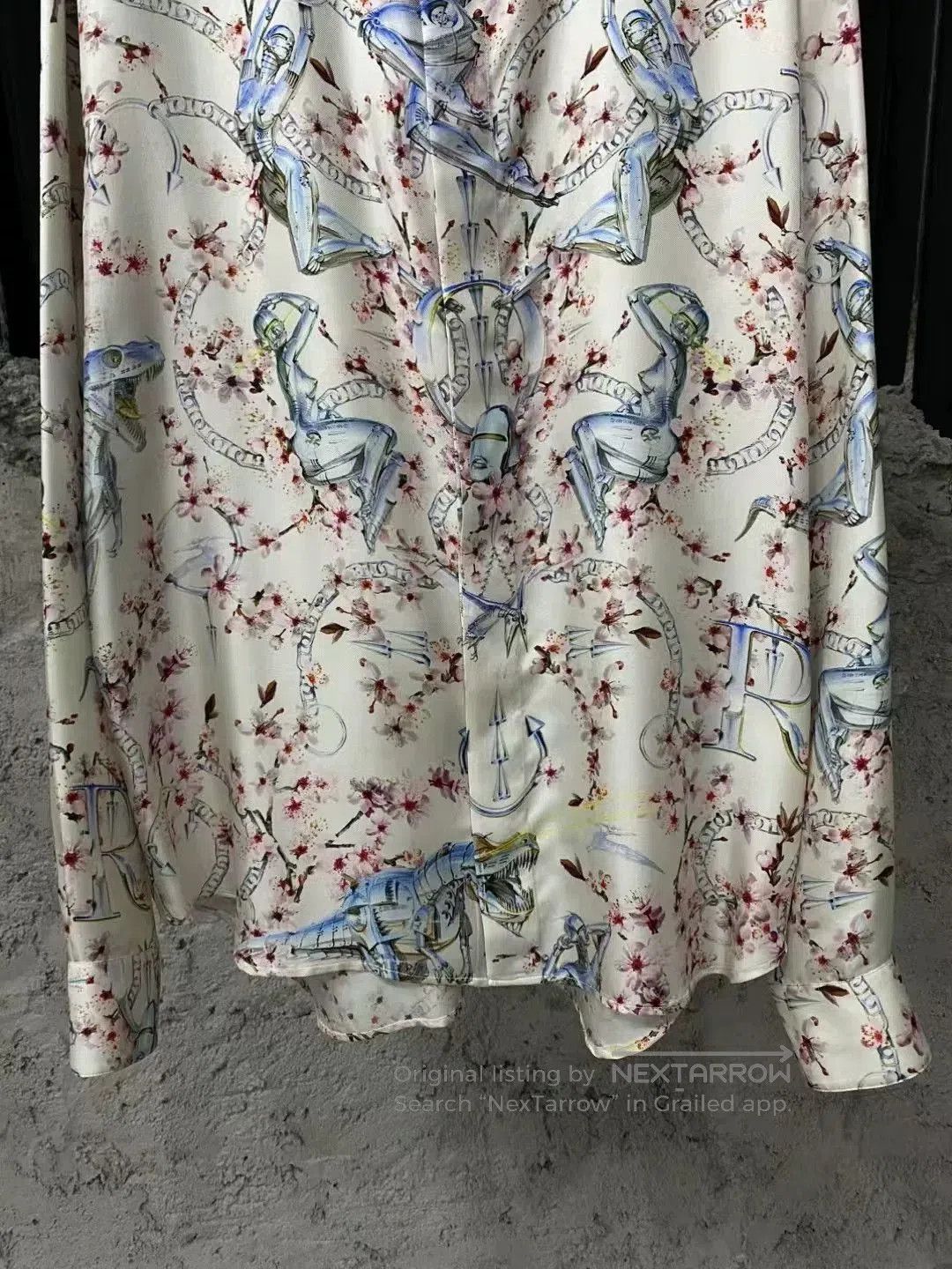 Dior Dior Hajime Sorayama Cream Shirt. Size S / US 4 / IT 40 - 4 Thumbnail