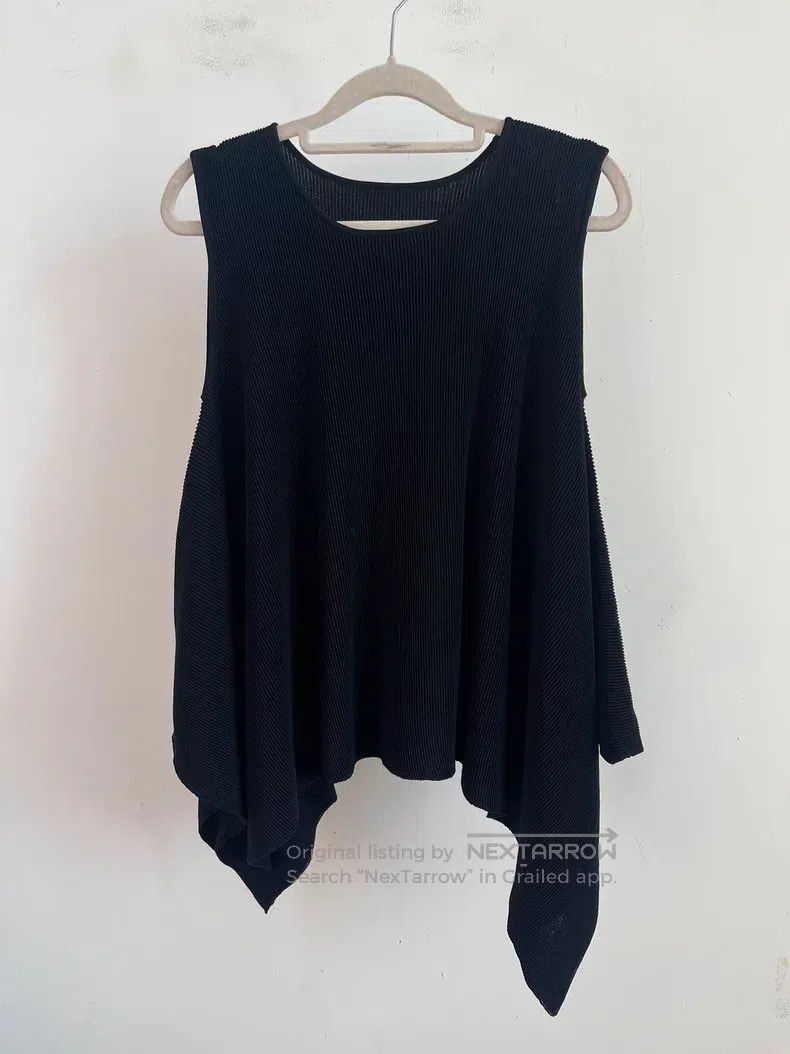 Issey Miyake Issey Miyake Black Tank Top Size L / US 10 / IT 46 - 1 Thumbnail