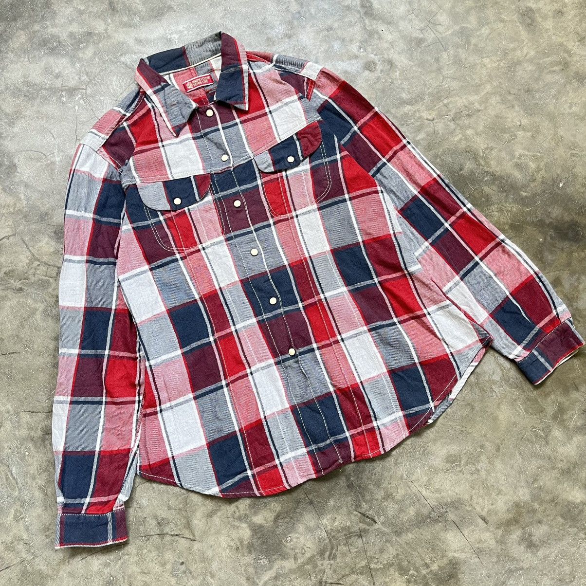 45rpm 45Rpm Flannel Stone Snap Button Flannel Long Sleeve Shirt Size US S / EU 44-46 / 1 - 3 Thumbnail