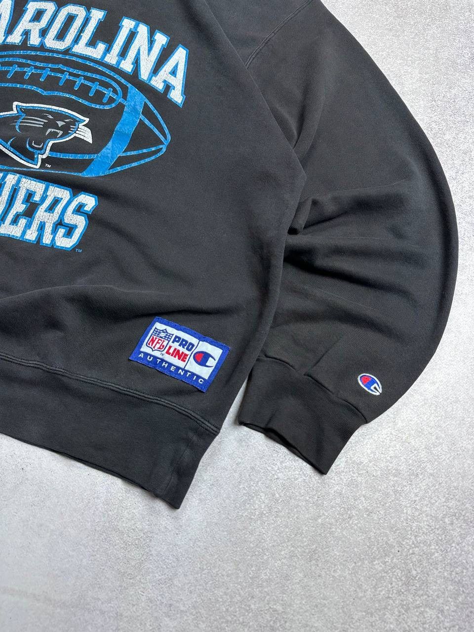 Champion Vintage 1996 Carolina Panters Boxy Sweatshirt Y2K L Size US L / EU 52-54 / 3 - 4 Thumbnail