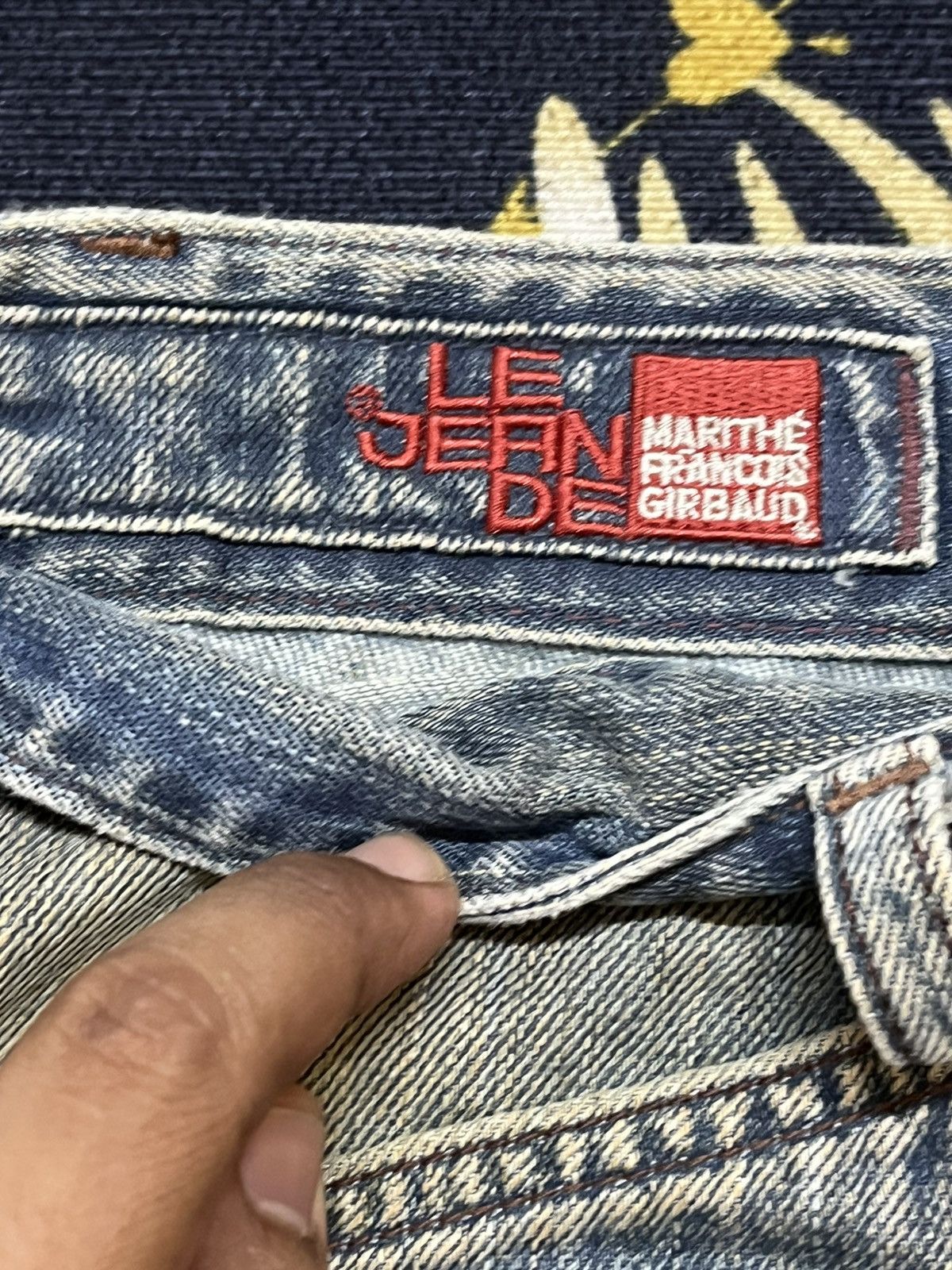 Marithe + Francois Girbaud Vintage Marithe Francois Girbaud Camourflage Denim Size US 37 - 11 Thumbnail