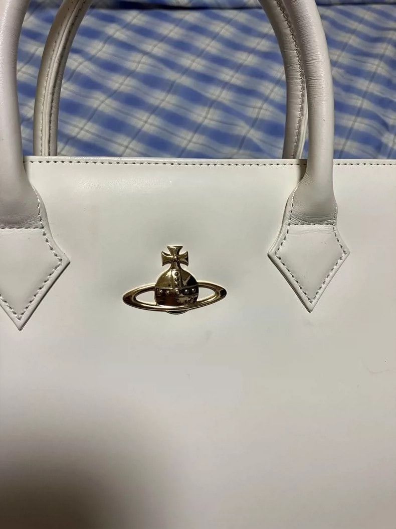 Vivienne Westwood Vivienne Westwood size os White large capacity briefcase Size ONE SIZE - 2 Thumbnail