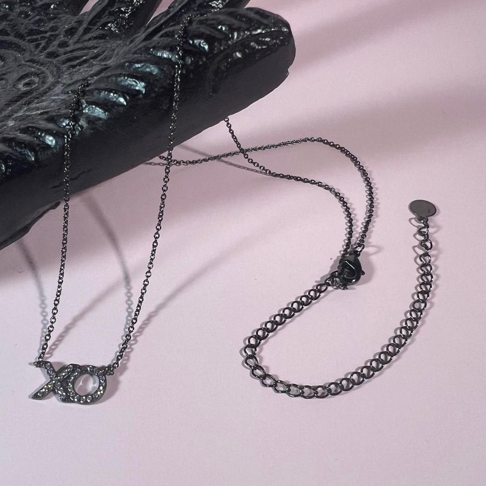 Jewelry Hespera black xo necklace Size ONE SIZE - 1 Thumbnail