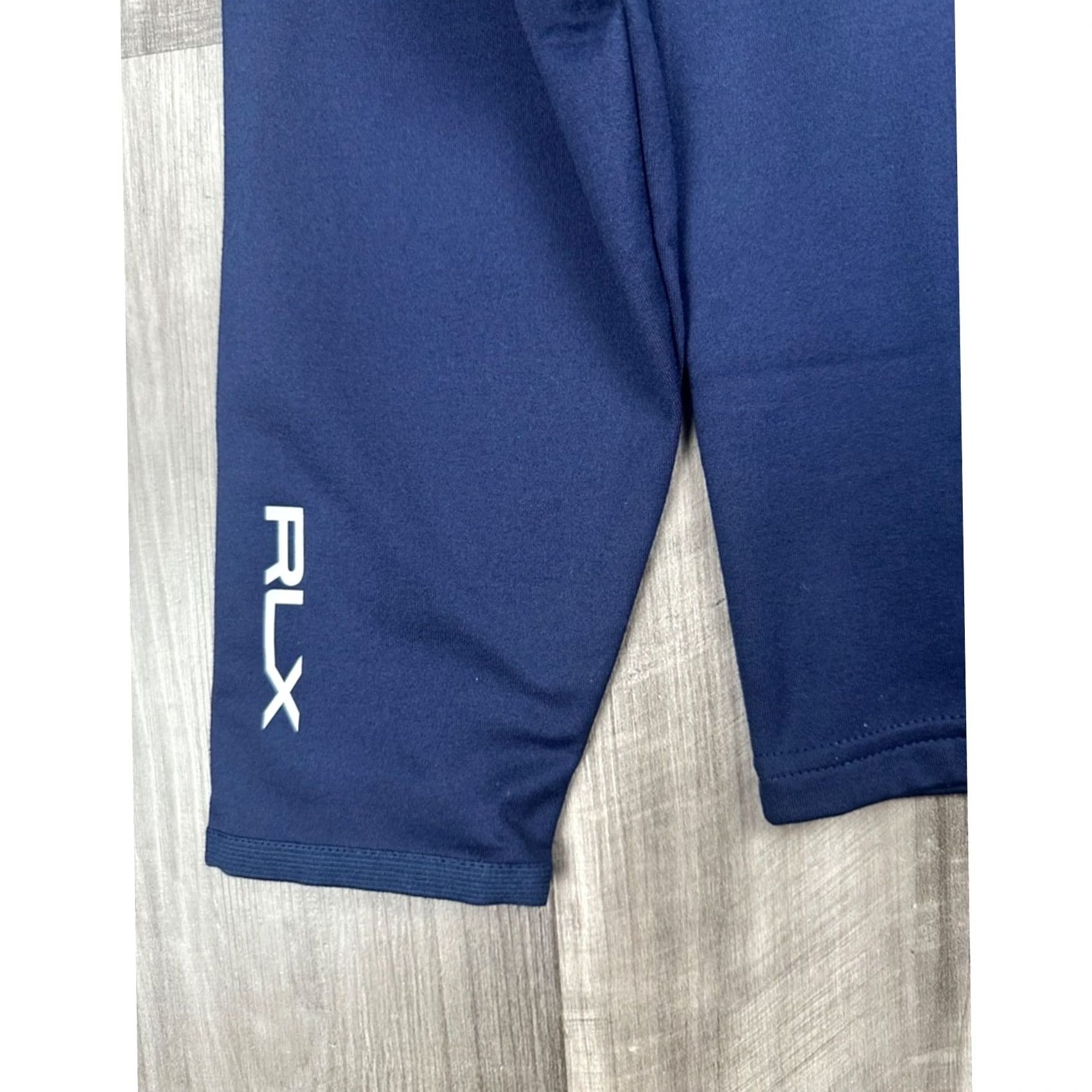 RLX Ralph Lauren RLX Ralph Lauren Luxury Performance Quarter Zip Golf Fleece Lined Pullover - Med Mens Sweatshirt Blue (NWT) Size US M / EU 48-50 / 2 - 4 Thumbnail