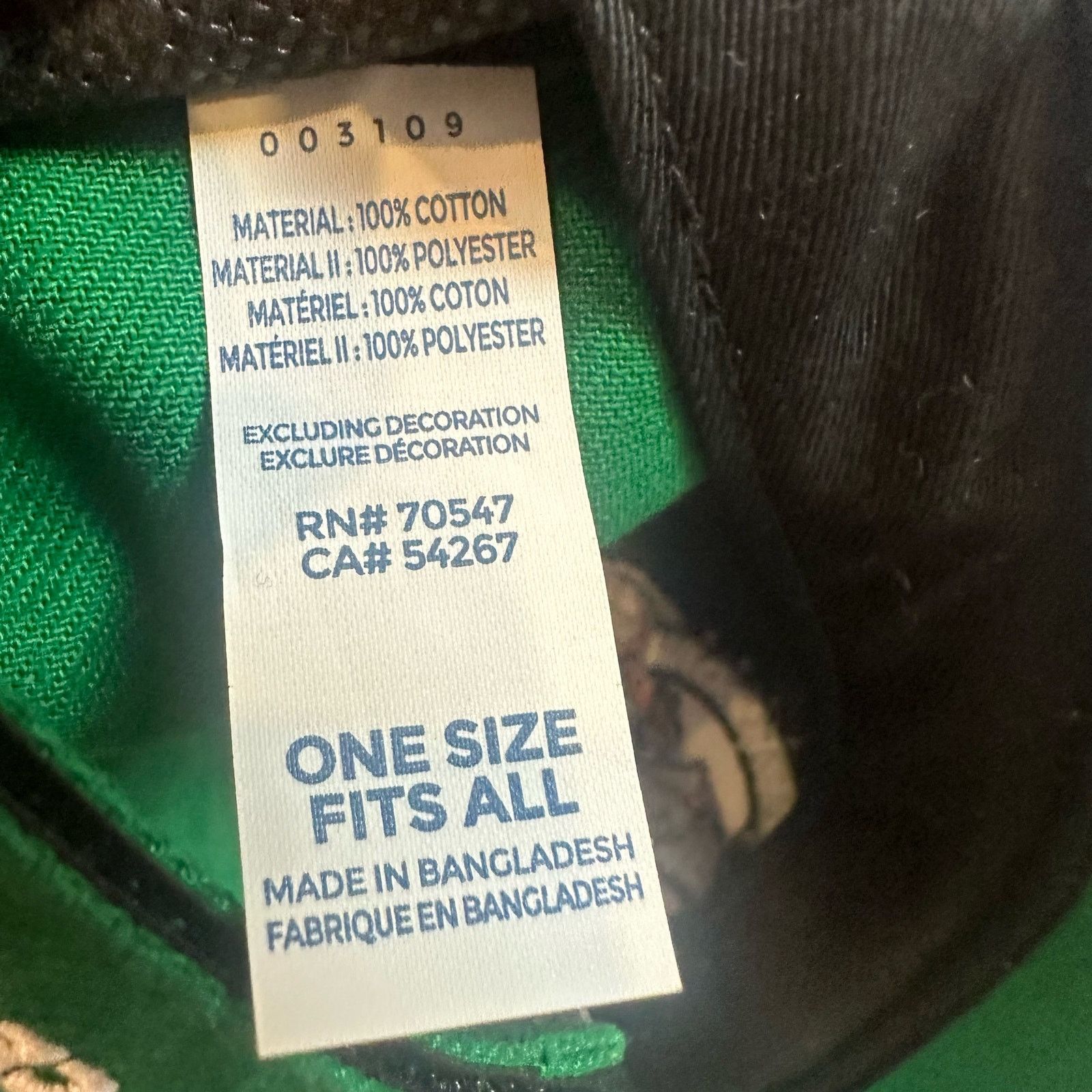 Other Boston Celtics Baseball Cap Hat Adjustable Fan Favorite Size ONE SIZE - 9 Thumbnail