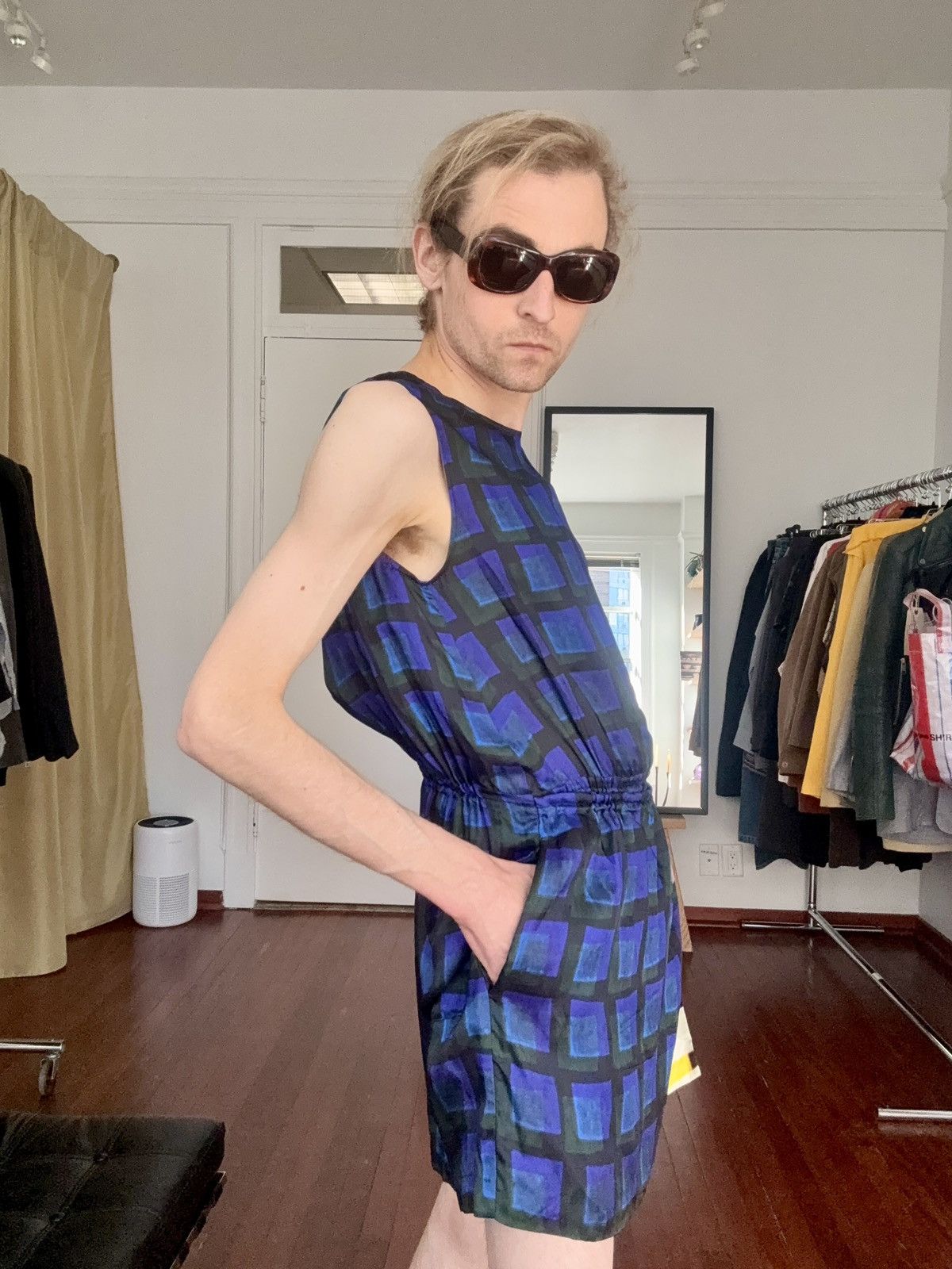 Dries Van Noten Dries Van Noten SS21 Len Lye Printed Romper w/ Apron Skirt Size 26" / US 2 / IT 38 - 13 Thumbnail