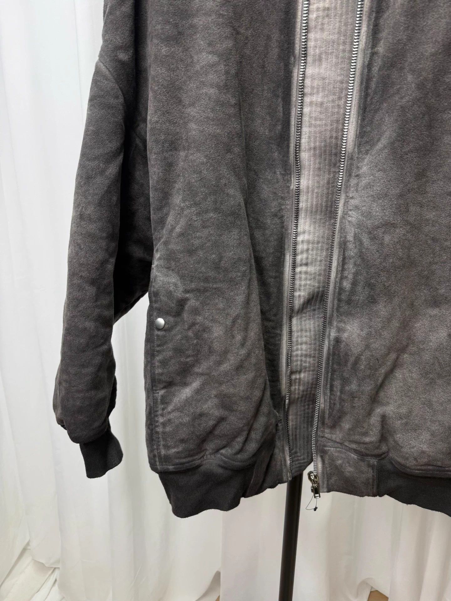 Rick Owens Drkshdw Rick Owens Suede Batwing Sleeve Jacket Size US XS / EU 42 / 0 - 8 Thumbnail