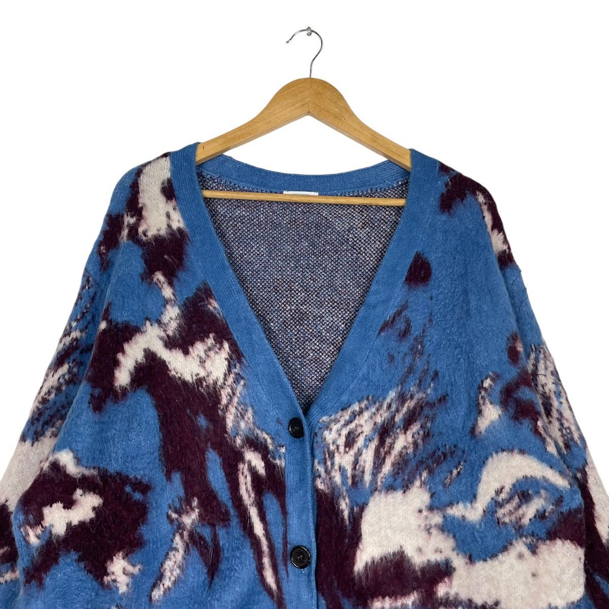 Designer × Japanese Brand × LOWRYS FARM 💥LAWRYS FARM POP ART KNIT CARDIGAN Size US XL / EU 56 / 4 - 2 Thumbnail