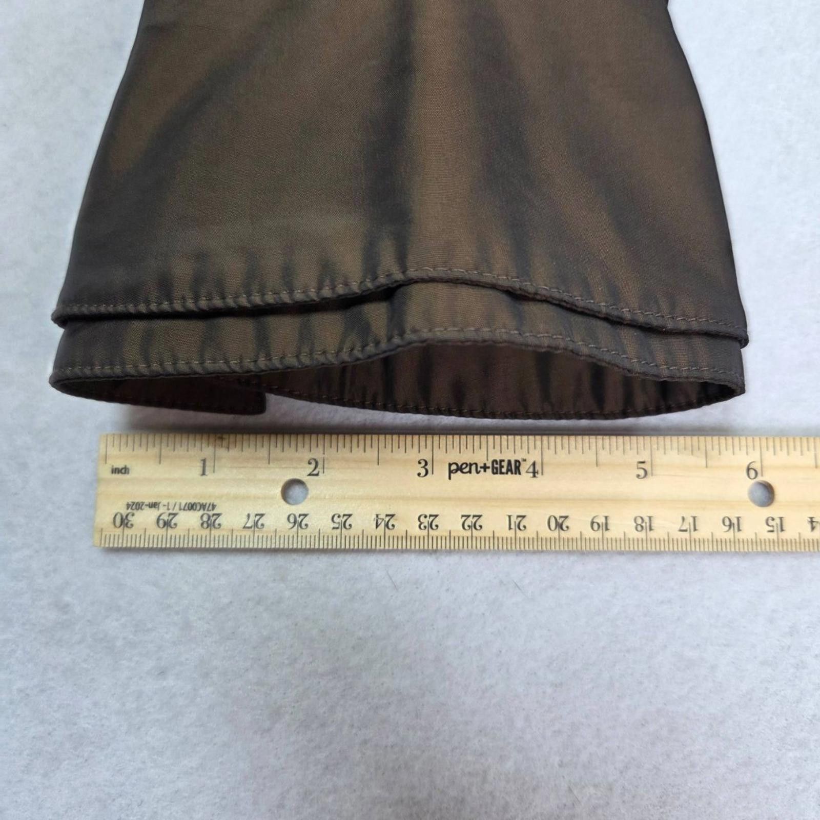 Other Dennis By Dennis Basso Coat Small Brown Button Up Overcoat Size S / US 4 / IT 40 - 11 Thumbnail