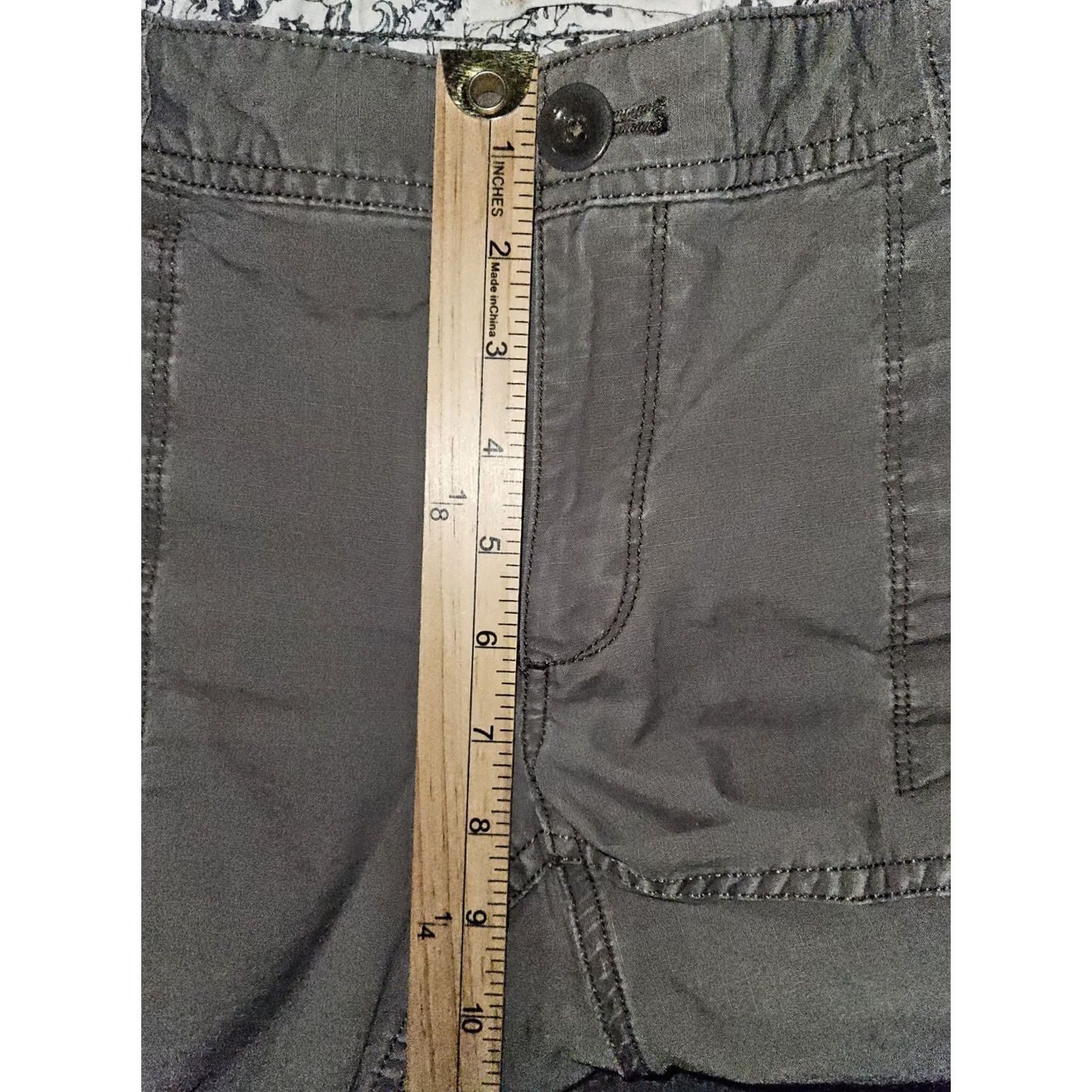 Eddie Bauer Eddie Bauer Capris Women's 10 Mid Rise Brown Ripstop Pockets Capris Outdoor Nature #1 Womens Size ONE SIZE - 4 Thumbnail
