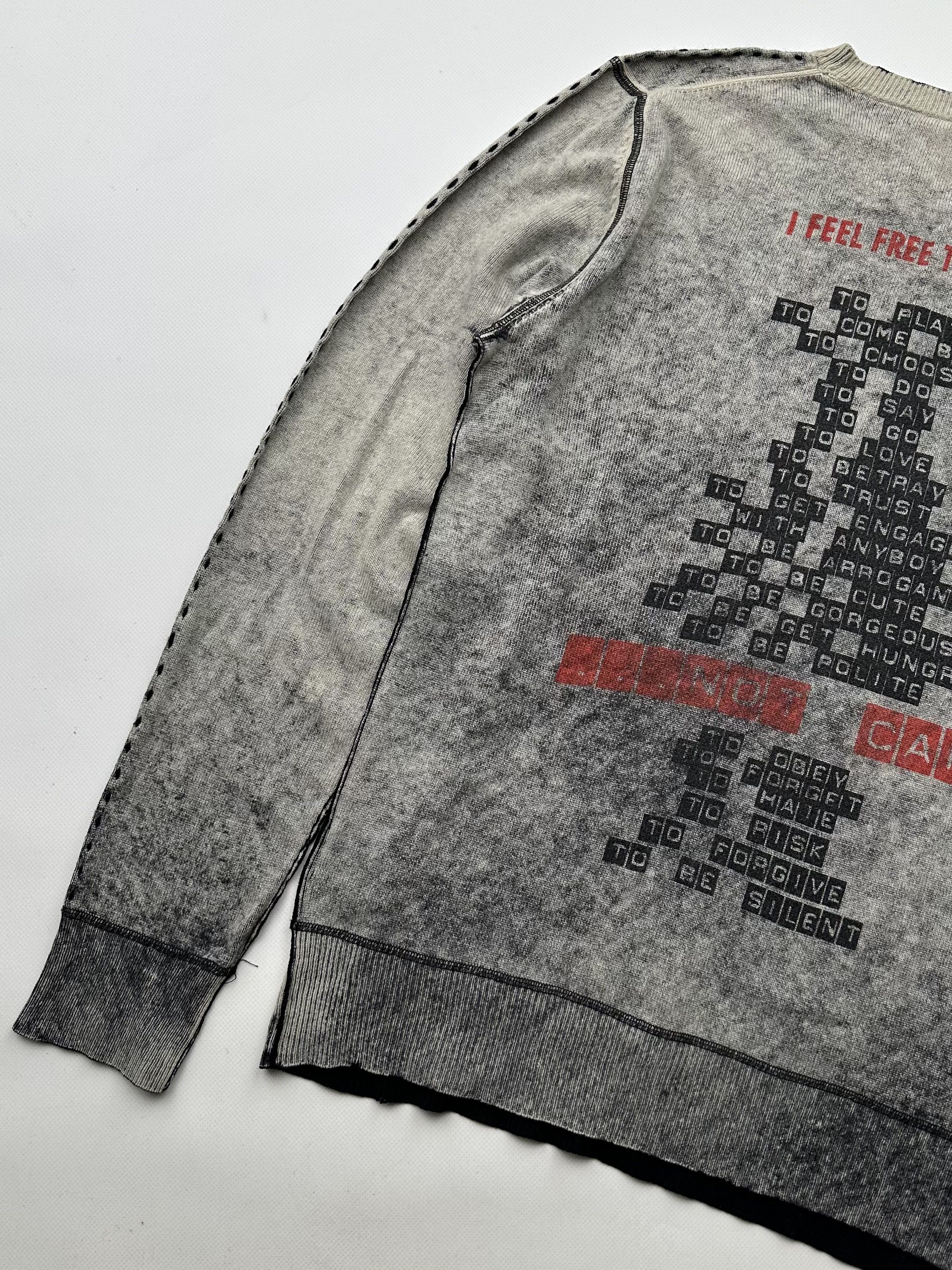 GF Ferre GF Ferre Vintage Faded Rare Sweater (463) Size US L / EU 52-54 / 3 - 7 Thumbnail